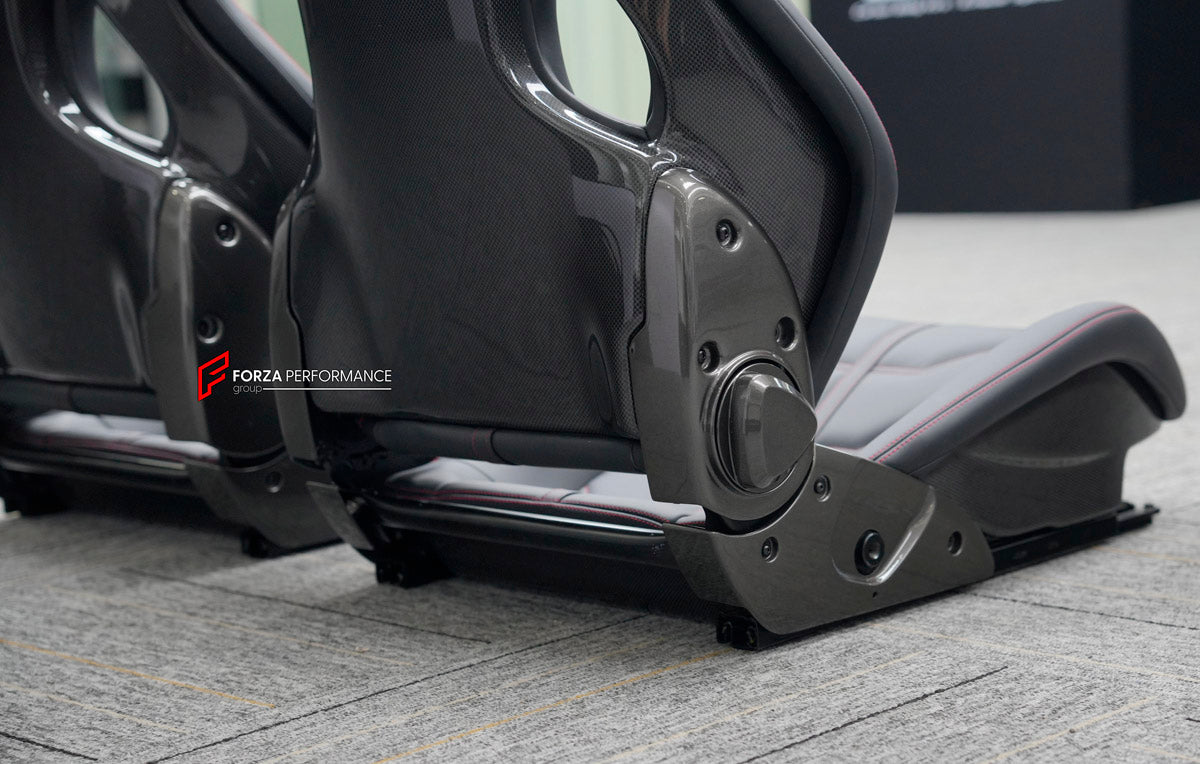 CARBON BUCKET SEATS LWCB for LOTUS ELISE EMIRA EVORA EXIGE

A single seat can be sold, purchasing a pair is not required.

All bucket seats photos on our website are real images of the actual product.

We produce custom carbon bucket seats for every Lotus models. We offer fully customizable options.

Custom Options:

Cushion Inserts: Custom Design
Finishing Options: Alcantara, Leather, Cloth
Logo Options: Custom Logo by your request
Seats shell material: Carbon

NOTE: Professional installation is required.

