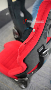 CARBON BUCKET SEATS LWCB for LOTUS ELISE EMIRA EVORA EXIGE

A single seat can be sold, purchasing a pair is not required.

All bucket seats photos on our website are real images of the actual product.

We produce custom carbon bucket seats for every Lotus models. We offer fully customizable options.

Custom Options:

Cushion Inserts: Custom Design
Finishing Options: Alcantara, Leather, Cloth
Logo Options: Custom Logo by your request
Seats shell material: Carbon

NOTE: Professional installation is required.
