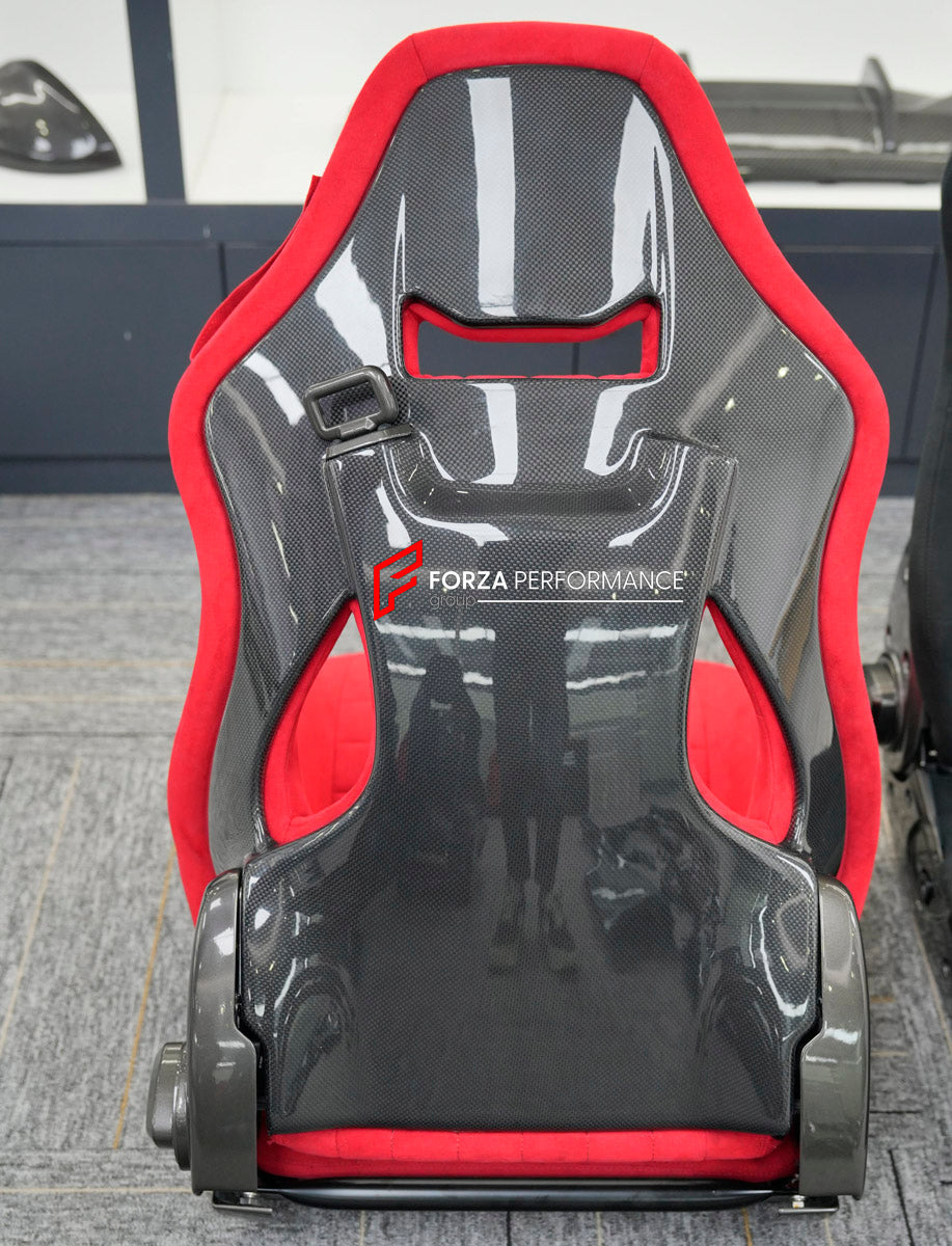 CARBON BUCKET SEATS LWCB for LOTUS ELISE EMIRA EVORA EXIGE

A single seat can be sold, purchasing a pair is not required.

All bucket seats photos on our website are real images of the actual product.

We produce custom carbon bucket seats for every Lotus models. We offer fully customizable options.

Custom Options:

Cushion Inserts: Custom Design
Finishing Options: Alcantara, Leather, Cloth
Logo Options: Custom Logo by your request
Seats shell material: Carbon

NOTE: Professional installation is required.
