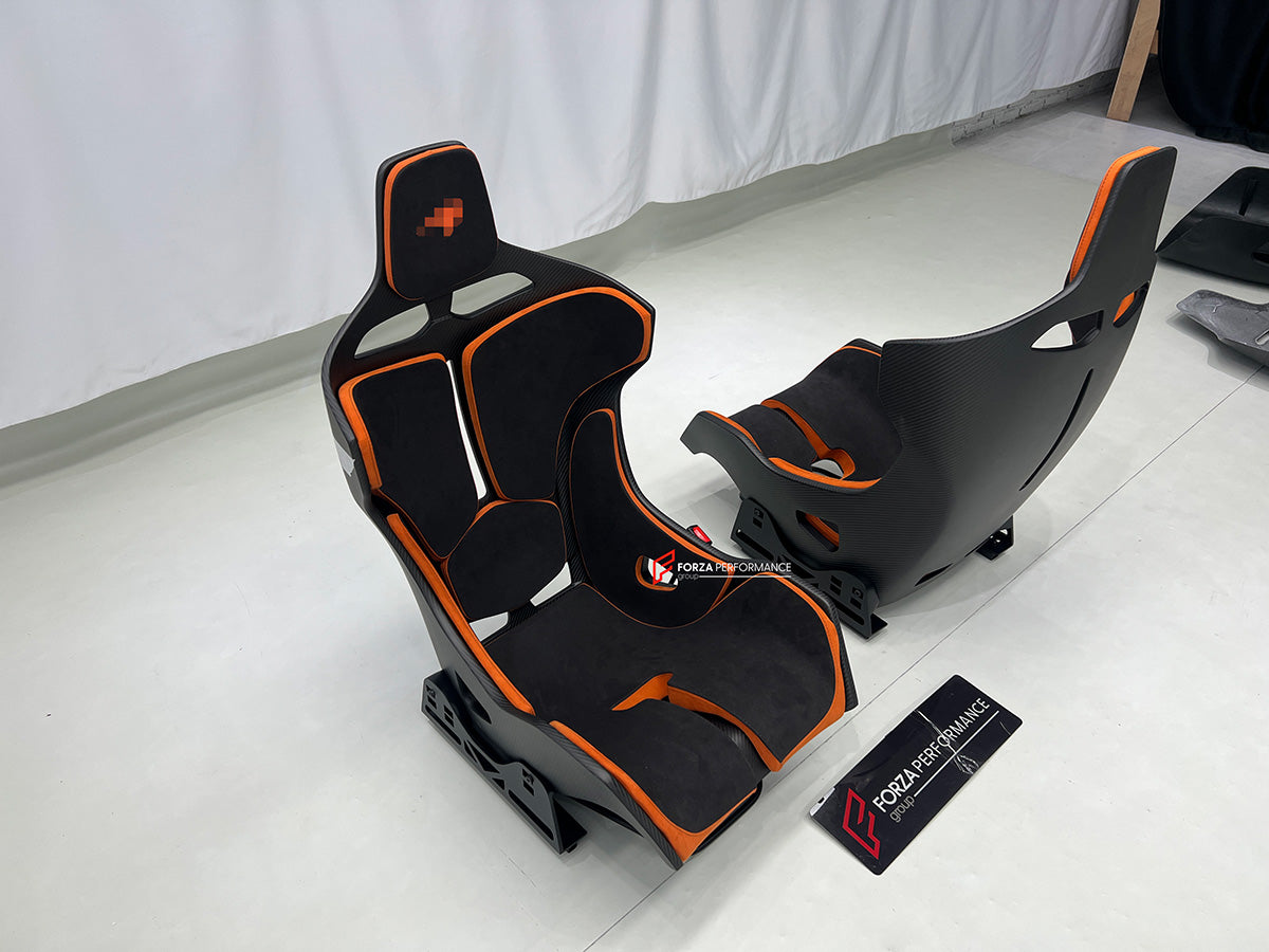 CARBON BUCKET SEATS LWCB for MCLAREN 650S 2014 - 2017

A single seat can be sold, purchasing a pair is not required.

All bucket seats photos on our website are real images of the actual product.

We produce custom carbon bucket seats for every Ferrari models. We offer fully customizable options.

Custom Options:

Cushion Inserts:&nbsp;Custom Design
Finishing Options:&nbsp;Alcantara, Leather, Cloth
Logo Options:&nbsp;Custom Logo by your request

Seats shell material:&nbsp;Dry Carbon

NOTE: Professional inst