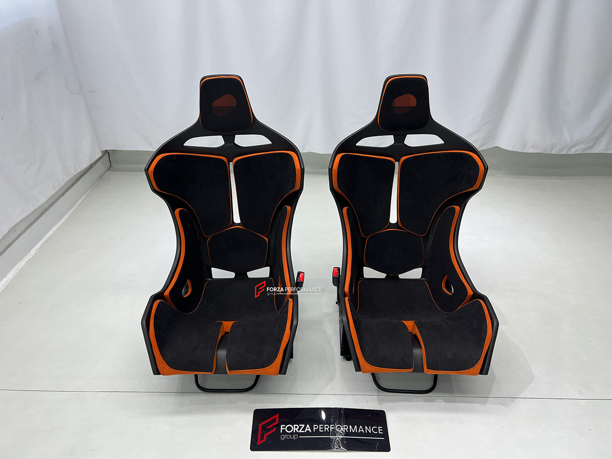 CARBON BUCKET SEATS LWCB for MCLAREN 650S 2014 - 2017

A single seat can be sold, purchasing a pair is not required.

All bucket seats photos on our website are real images of the actual product.

We produce custom carbon bucket seats for every Ferrari models. We offer fully customizable options.

Custom Options:

Cushion Inserts:&nbsp;Custom Design
Finishing Options:&nbsp;Alcantara, Leather, Cloth
Logo Options:&nbsp;Custom Logo by your request

Seats shell material:&nbsp;Dry Carbon

NOTE: Professional inst