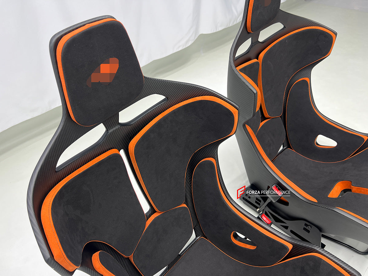 CARBON BUCKET SEATS LWCB for MCLAREN 650S 2014 - 2017

A single seat can be sold, purchasing a pair is not required.

All bucket seats photos on our website are real images of the actual product.

We produce custom carbon bucket seats for every Ferrari models. We offer fully customizable options.

Custom Options:

Cushion Inserts:&nbsp;Custom Design
Finishing Options:&nbsp;Alcantara, Leather, Cloth
Logo Options:&nbsp;Custom Logo by your request

Seats shell material:&nbsp;Dry Carbon

NOTE: Professional inst