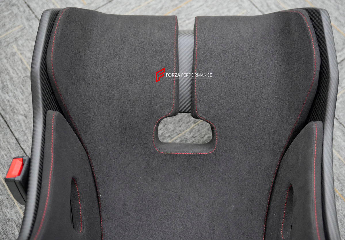 CARBON BUCKET SEATS LWCB for MCLAREN ARTURA 540C 570S 600LT 675LT 720S COUPE 765LT GT GTS SENNA

A single seat can be sold, purchasing a pair is not required.

All bucket seats photos on our website are real images of the actual product.

We produce custom carbon bucket seats for every McLaren models. We offer fully customizable options.

Custom Options:

Cushion Inserts: Custom Design
Finishing Options: Alcantara, Leather, Cloth
Logo Options: Custom Logo by your request
Seats shell material: Carbon

NOTE: 