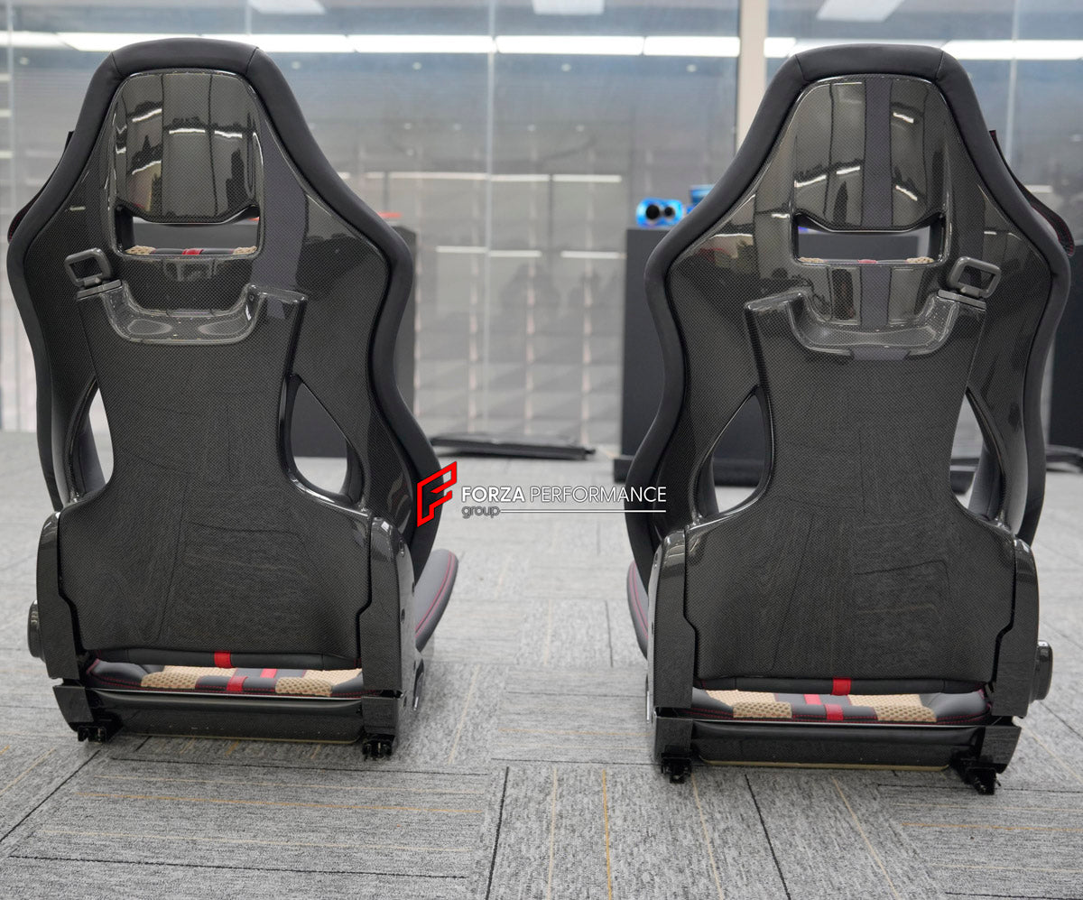 CARBON BUCKET SEATS LWCB for MCLAREN ARTURA 540C 570S 600LT 675LT 720S COUPE 765LT GT GTS SENNA

A single seat can be sold, purchasing a pair is not required.

All bucket seats photos on our website are real images of the actual product.

We produce custom carbon bucket seats for every McLaren models. We offer fully customizable options.

Custom Options:

Cushion Inserts: Custom Design
Finishing Options: Alcantara, Leather, Cloth
Logo Options: Custom Logo by your request
Seats shell material: Carbon

NOTE: 