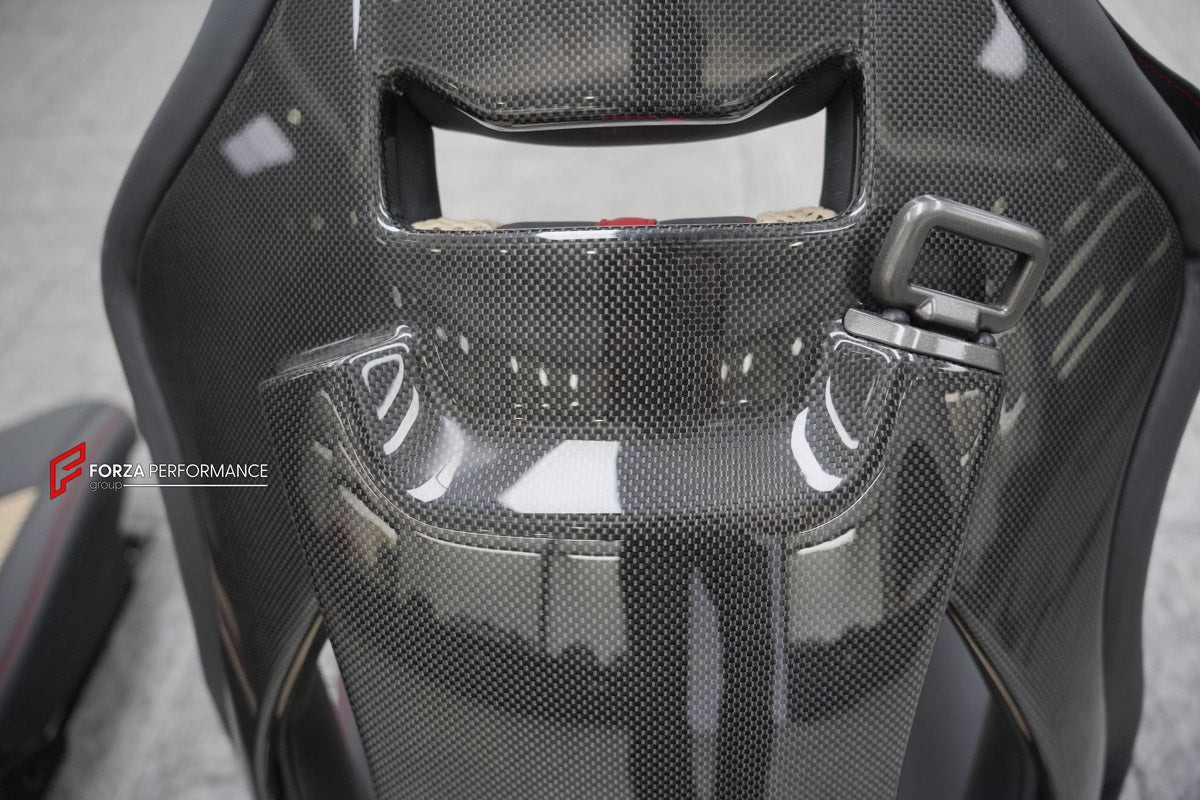 CARBON BUCKET SEATS LWCB for MCLAREN ARTURA 540C 570S 600LT 675LT 720S COUPE 765LT GT GTS SENNA

A single seat can be sold, purchasing a pair is not required.

All bucket seats photos on our website are real images of the actual product.

We produce custom carbon bucket seats for every McLaren models. We offer fully customizable options.

Custom Options:

Cushion Inserts: Custom Design
Finishing Options: Alcantara, Leather, Cloth
Logo Options: Custom Logo by your request
Seats shell material: Carbon

NOTE: 