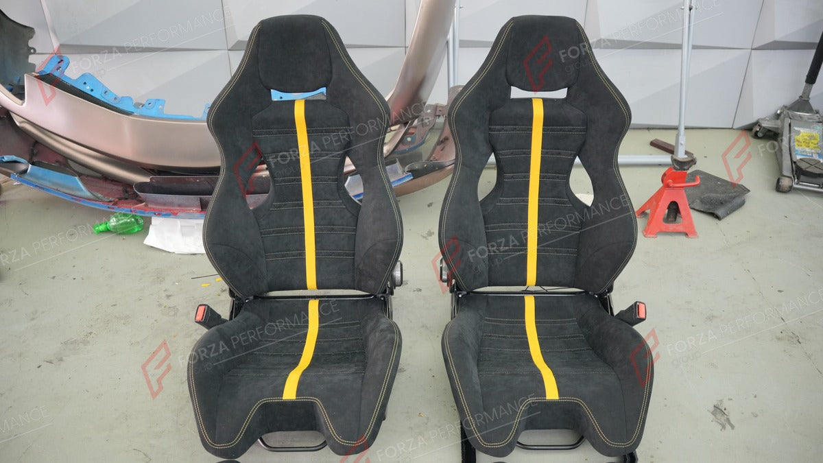 CARBON BUCKET SEATS LWCB for PORSCHE 718 982 911 991 992 BOXSTER CAYMAN CAYENNE MACAN

A single seat can be sold, purchasing a pair is not required.

All bucket seats photos on our website are real images of the actual product.

We produce custom carbon bucket seats for every Porsche models. We offer fully customizable options.

Custom Options:

Cushion Inserts: Custom Design
Finishing Options: Alcantara, Leather, Cloth
Logo Options: Custom Logo by your request
Seats shell material: Carbon

NOTE: Profession