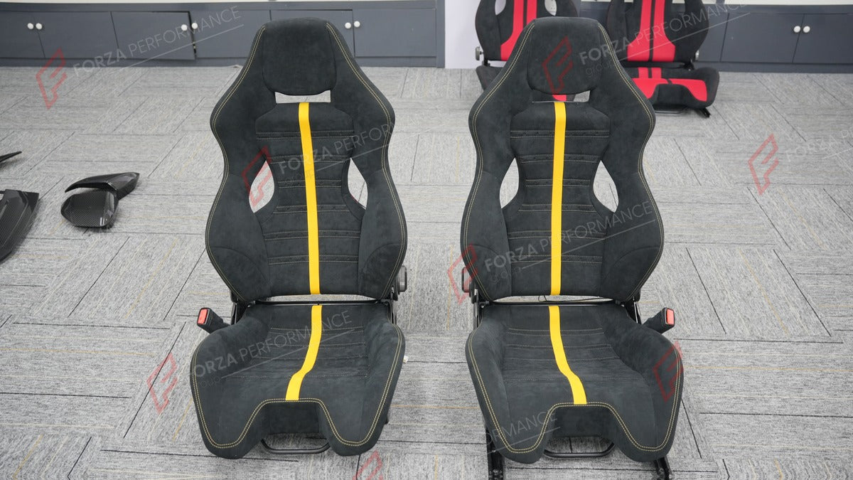 CARBON BUCKET SEATS LWCB for PORSCHE 718 982 911 991 992 BOXSTER CAYMAN CAYENNE MACAN

A single seat can be sold, purchasing a pair is not required.

All bucket seats photos on our website are real images of the actual product.

We produce custom carbon bucket seats for every Porsche models. We offer fully customizable options.

Custom Options:

Cushion Inserts: Custom Design
Finishing Options: Alcantara, Leather, Cloth
Logo Options: Custom Logo by your request
Seats shell material: Carbon

NOTE: Profession