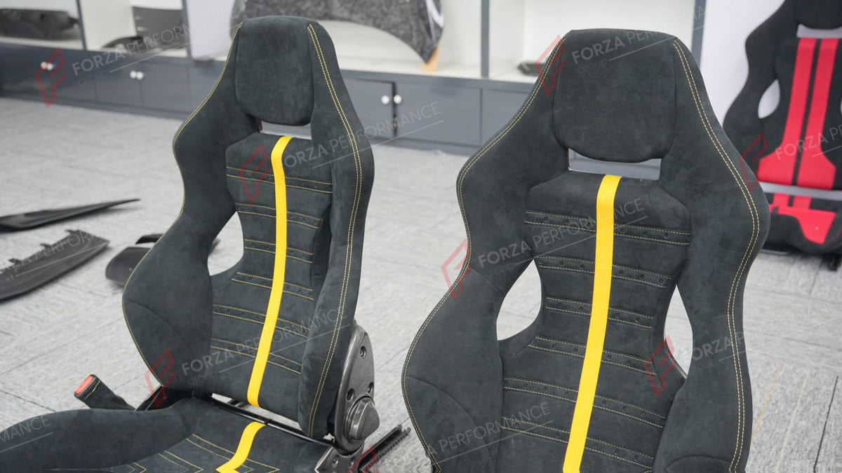 CARBON BUCKET SEATS LWCB for PORSCHE 718 982 911 991 992 BOXSTER CAYMAN CAYENNE MACAN

A single seat can be sold, purchasing a pair is not required.

All bucket seats photos on our website are real images of the actual product.

We produce custom carbon bucket seats for every Porsche models. We offer fully customizable options.

Custom Options:

Cushion Inserts: Custom Design
Finishing Options: Alcantara, Leather, Cloth
Logo Options: Custom Logo by your request
Seats shell material: Carbon

NOTE: Profession