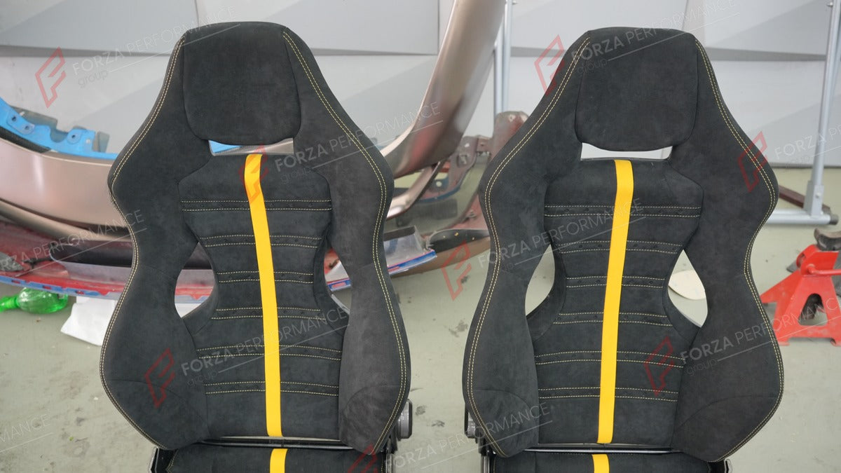 CARBON BUCKET SEATS LWCB for PORSCHE 718 982 911 991 992 BOXSTER CAYMAN CAYENNE MACAN

A single seat can be sold, purchasing a pair is not required.

All bucket seats photos on our website are real images of the actual product.

We produce custom carbon bucket seats for every Porsche models. We offer fully customizable options.

Custom Options:

Cushion Inserts: Custom Design
Finishing Options: Alcantara, Leather, Cloth
Logo Options: Custom Logo by your request
Seats shell material: Carbon

NOTE: Profession