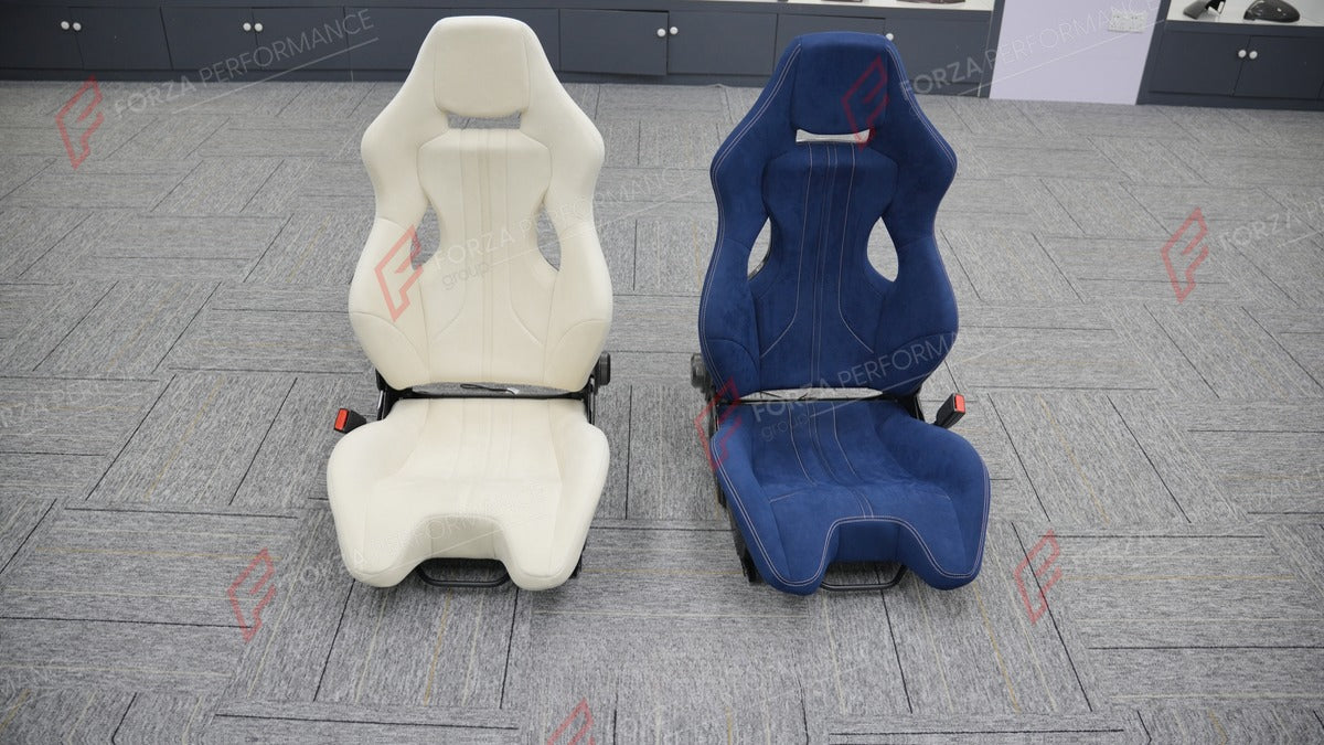 CARBON BUCKET SEATS LWCB for PORSCHE 718 982 911 991 992 BOXSTER CAYMAN CAYENNE MACAN

A single seat can be sold, purchasing a pair is not required.

All bucket seats photos on our website are real images of the actual product.

We produce custom carbon bucket seats for every Porsche models. We offer fully customizable options.

Custom Options:

Cushion Inserts: Custom Design
Finishing Options: Alcantara, Leather, Cloth
Logo Options: Custom Logo by your request
Seats shell material: Carbon

NOTE: Profession