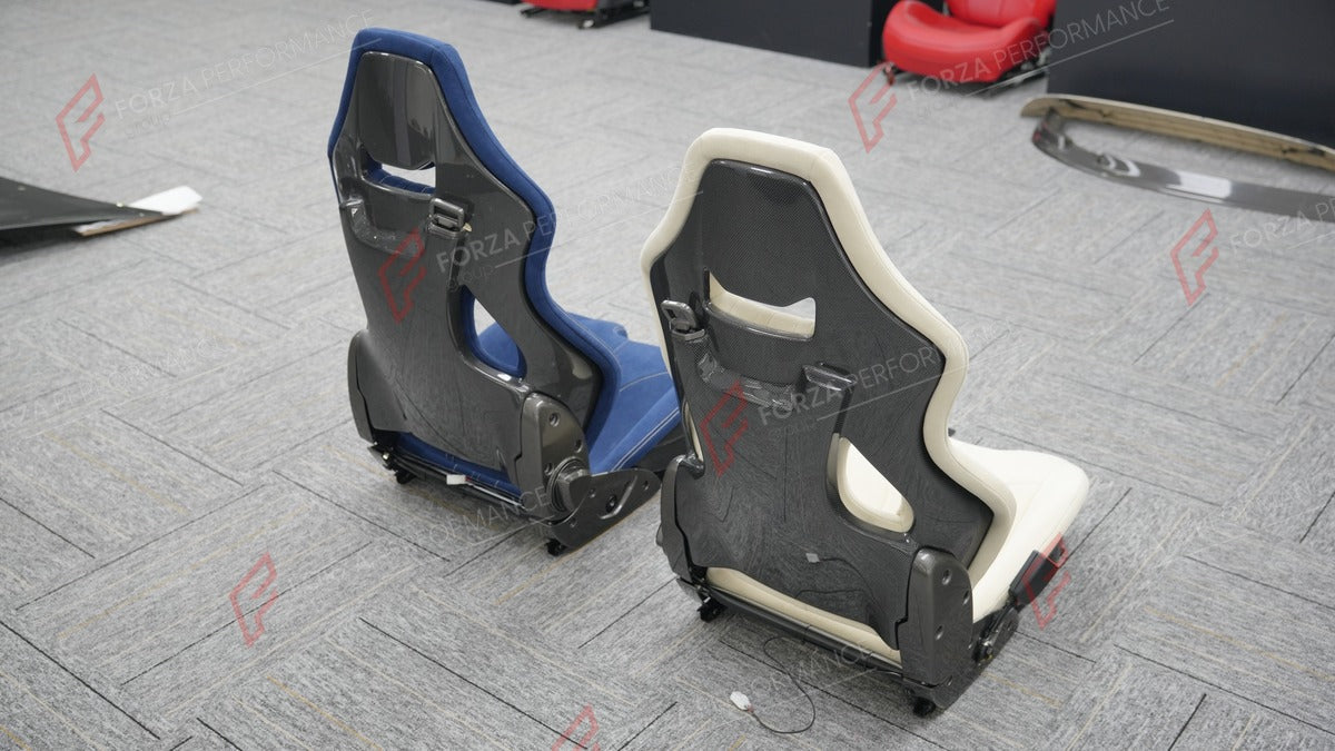 CARBON BUCKET SEATS LWCB for PORSCHE 718 982 911 991 992 BOXSTER CAYMAN CAYENNE MACAN

A single seat can be sold, purchasing a pair is not required.

All bucket seats photos on our website are real images of the actual product.

We produce custom carbon bucket seats for every Porsche models. We offer fully customizable options.

Custom Options:

Cushion Inserts: Custom Design
Finishing Options: Alcantara, Leather, Cloth
Logo Options: Custom Logo by your request
Seats shell material: Carbon

NOTE: Profession