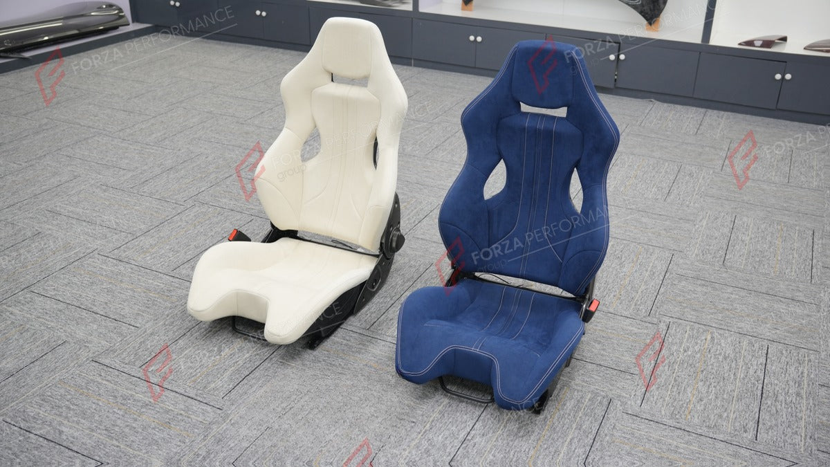 CARBON BUCKET SEATS LWCB for PORSCHE 718 982 911 991 992 BOXSTER CAYMAN CAYENNE MACAN

A single seat can be sold, purchasing a pair is not required.

All bucket seats photos on our website are real images of the actual product.

We produce custom carbon bucket seats for every Porsche models. We offer fully customizable options.

Custom Options:

Cushion Inserts: Custom Design
Finishing Options: Alcantara, Leather, Cloth
Logo Options: Custom Logo by your request
Seats shell material: Carbon

NOTE: Profession