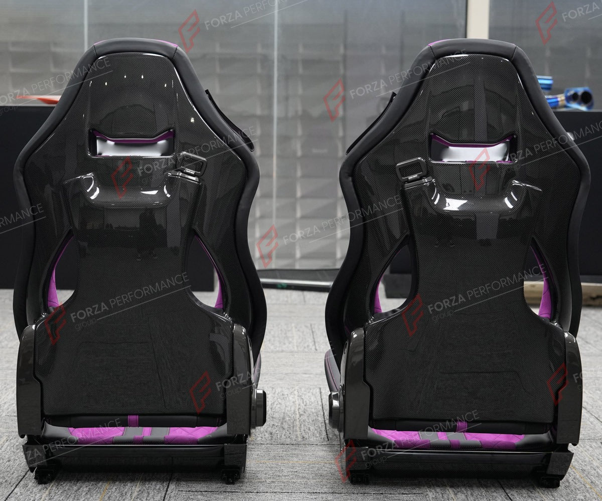 CARBON BUCKET SEATS LWCB for PORSCHE 718 982 911 991 992 BOXSTER CAYMAN CAYENNE MACAN

A single seat can be sold, purchasing a pair is not required.

All bucket seats photos on our website are real images of the actual product.

We produce custom carbon bucket seats for every Porsche models. We offer fully customizable options.

Custom Options:

Cushion Inserts: Custom Design
Finishing Options: Alcantara, Leather, Cloth
Logo Options: Custom Logo by your request
Seats shell material: Carbon

NOTE: Profession
