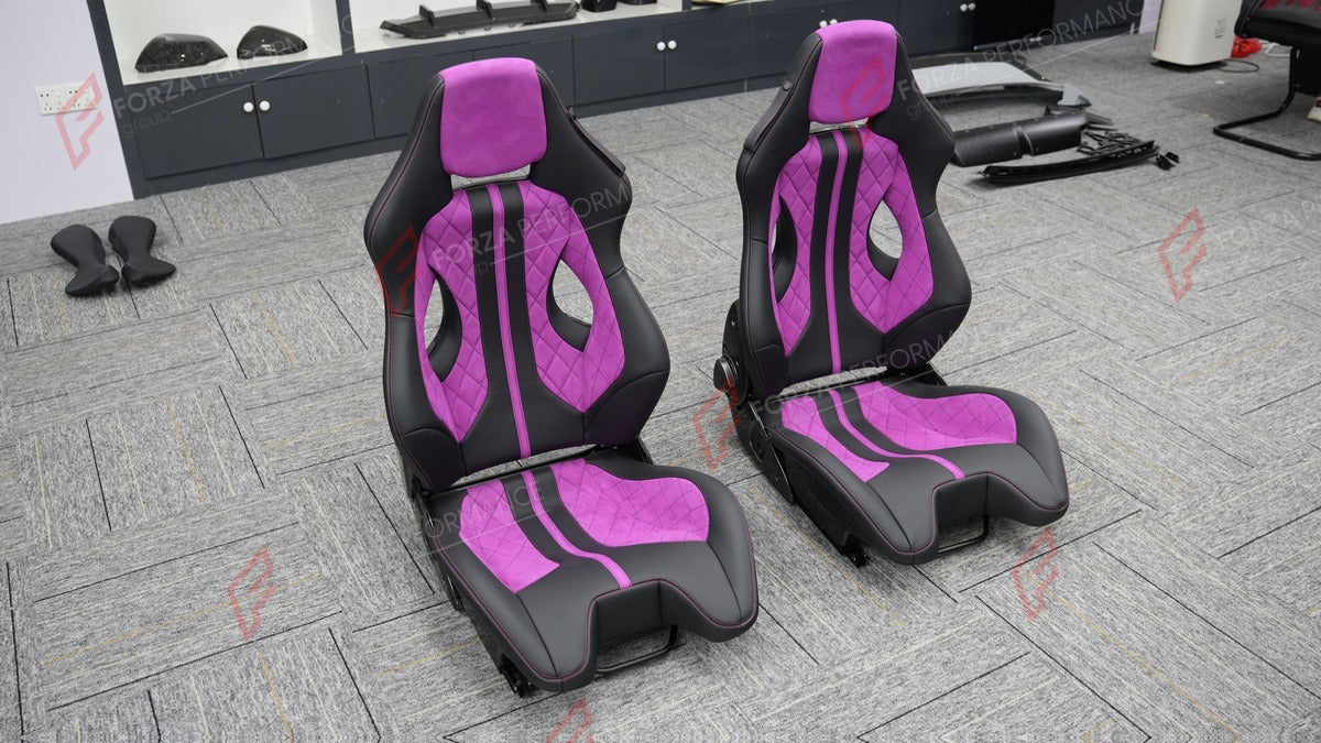 CARBON BUCKET SEATS LWCB for PORSCHE 718 982 911 991 992 BOXSTER CAYMAN CAYENNE MACAN

A single seat can be sold, purchasing a pair is not required.

All bucket seats photos on our website are real images of the actual product.

We produce custom carbon bucket seats for every Porsche models. We offer fully customizable options.

Custom Options:

Cushion Inserts: Custom Design
Finishing Options: Alcantara, Leather, Cloth
Logo Options: Custom Logo by your request
Seats shell material: Carbon

NOTE: Profession