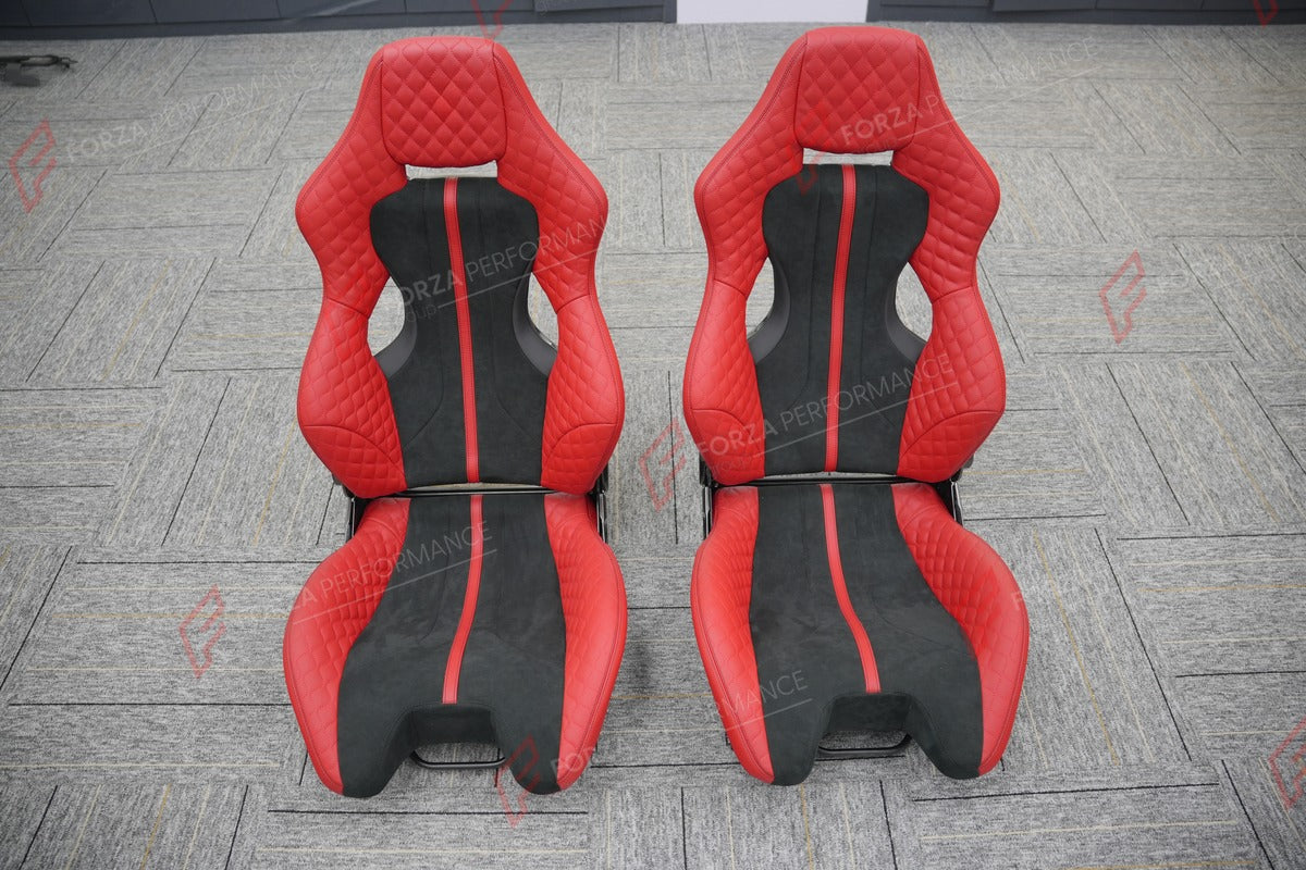 CARBON BUCKET SEATS LWCB for PORSCHE 718 982 911 991 992 BOXSTER CAYMAN CAYENNE MACAN

A single seat can be sold, purchasing a pair is not required.

All bucket seats photos on our website are real images of the actual product.

We produce custom carbon bucket seats for every Porsche models. We offer fully customizable options.

Custom Options:

Cushion Inserts: Custom Design
Finishing Options: Alcantara, Leather, Cloth
Logo Options: Custom Logo by your request
Seats shell material: Carbon

NOTE: Profession