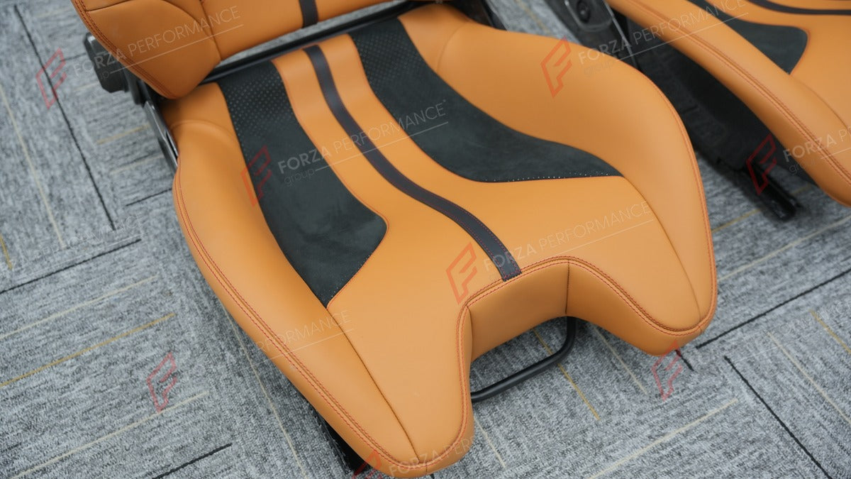 CARBON BUCKET SEATS LWCB for PORSCHE 718 982 911 991 992 BOXSTER CAYMAN CAYENNE MACAN

A single seat can be sold, purchasing a pair is not required.

All bucket seats photos on our website are real images of the actual product.

We produce custom carbon bucket seats for every Porsche models. We offer fully customizable options.

Custom Options:

Cushion Inserts: Custom Design
Finishing Options: Alcantara, Leather, Cloth
Logo Options: Custom Logo by your request
Seats shell material: Carbon

NOTE: Profession