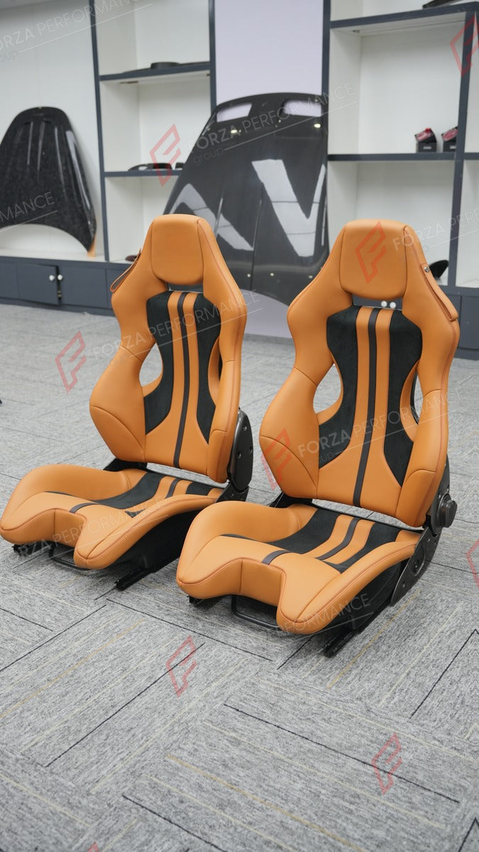 CARBON BUCKET SEATS LWCB for PORSCHE 718 982 911 991 992 BOXSTER CAYMAN CAYENNE MACAN

A single seat can be sold, purchasing a pair is not required.

All bucket seats photos on our website are real images of the actual product.

We produce custom carbon bucket seats for every Porsche models. We offer fully customizable options.

Custom Options:

Cushion Inserts: Custom Design
Finishing Options: Alcantara, Leather, Cloth
Logo Options: Custom Logo by your request
Seats shell material: Carbon

NOTE: Profession