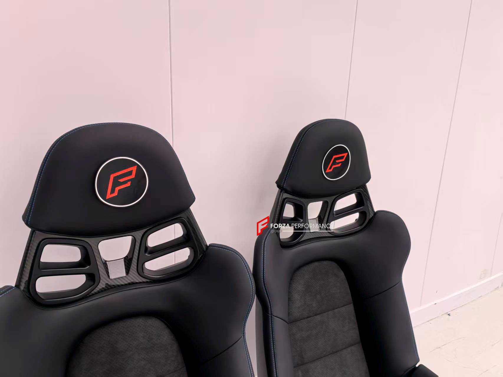 CARBON BUCKET SEATS LWCB for PORSCHE 911 991.2 GT3 2018

We manufacture custom carbon bucket seats for Porsche models. We offer fully customizable options including an optional memory foam insert, integrated side airbags, electric connectors to seat belts, and a seat occupancy sensor further elevate safety without compromising on a lightweight, durable construction—ensuring you race ahead with unmatched support.

Advantages of Forza Performance Group Bucket Seats:
Fully Customizable Design
Optional Memory F