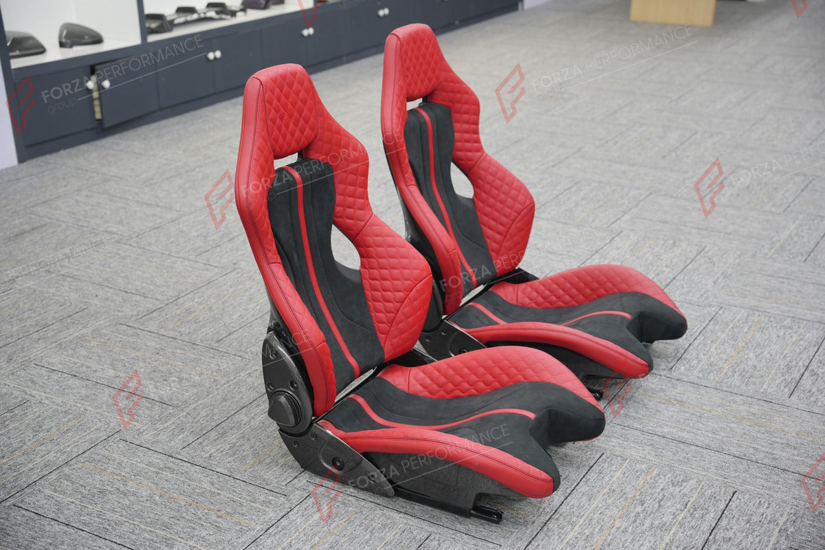 CARBON BUCKET SEATS LWCB for TOYOTA SUPRA GR GR86 GT86 COROLLA TRUENO

A single seat can be sold, purchasing a pair is not required.

All bucket seats photos on our website are real images of the actual product.

We produce custom carbon bucket seats for every Toyota models. We offer fully customizable options.

Custom Options:

Cushion Inserts: Custom Design
Finishing Options: Alcantara, Leather, Cloth
Logo Options: Custom Logo by your request
Seats shell material: Carbon

NOTE: Professional installation i