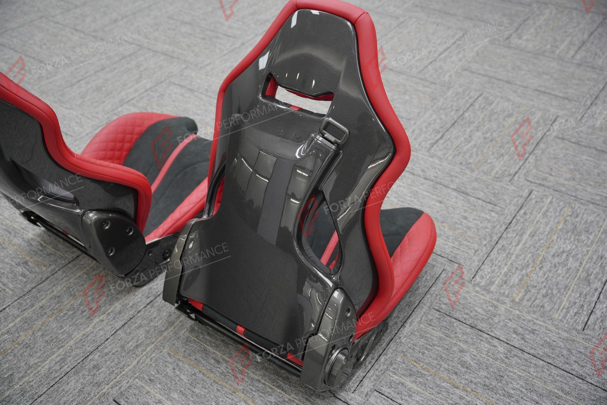 CARBON BUCKET SEATS LWCB for TOYOTA SUPRA GR GR86 GT86 COROLLA TRUENO

A single seat can be sold, purchasing a pair is not required.

All bucket seats photos on our website are real images of the actual product.

We produce custom carbon bucket seats for every Toyota models. We offer fully customizable options.

Custom Options:

Cushion Inserts: Custom Design
Finishing Options: Alcantara, Leather, Cloth
Logo Options: Custom Logo by your request
Seats shell material: Carbon

NOTE: Professional installation i