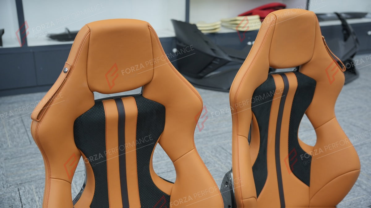 CARBON BUCKET SEATS LWCB for TOYOTA SUPRA GR GR86 GT86 COROLLA TRUENO

A single seat can be sold, purchasing a pair is not required.

All bucket seats photos on our website are real images of the actual product.

We produce custom carbon bucket seats for every Toyota models. We offer fully customizable options.

Custom Options:

Cushion Inserts: Custom Design
Finishing Options: Alcantara, Leather, Cloth
Logo Options: Custom Logo by your request
Seats shell material: Carbon

NOTE: Professional installation i