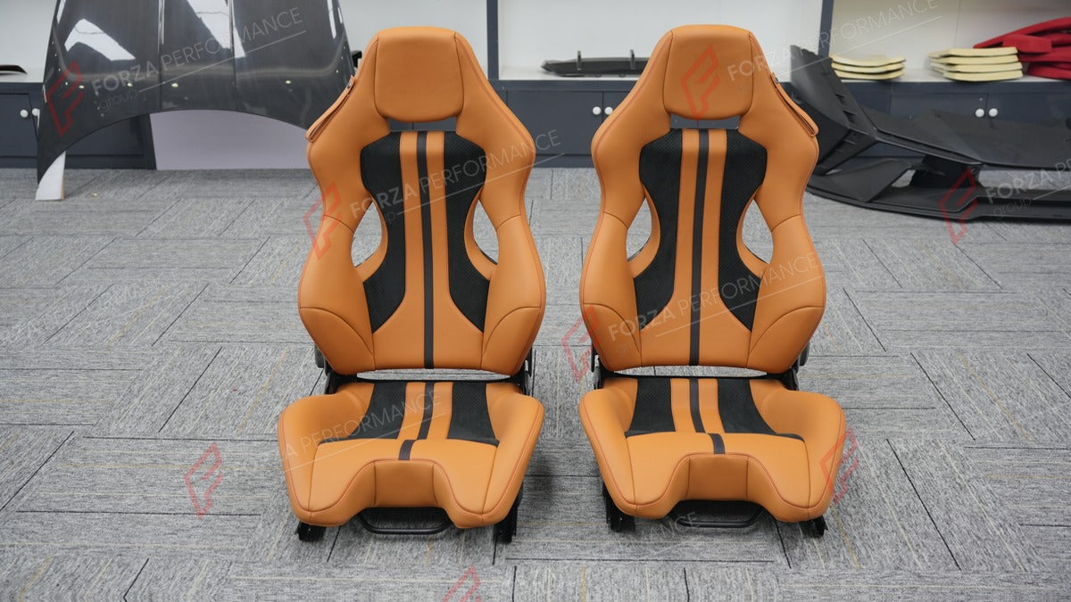 CARBON BUCKET SEATS LWCB for TOYOTA SUPRA GR GR86 GT86 COROLLA TRUENO

A single seat can be sold, purchasing a pair is not required.

All bucket seats photos on our website are real images of the actual product.

We produce custom carbon bucket seats for every Toyota models. We offer fully customizable options.

Custom Options:

Cushion Inserts: Custom Design
Finishing Options: Alcantara, Leather, Cloth
Logo Options: Custom Logo by your request
Seats shell material: Carbon

NOTE: Professional installation i