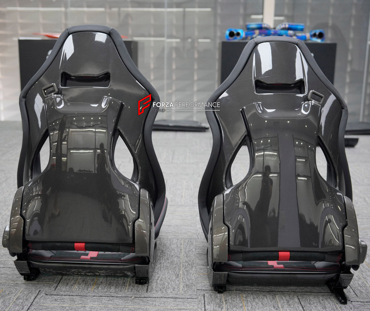 CARBON BUCKET SEATS LWCB for TOYOTA SUPRA GR GR86 GT86 COROLLA TRUENO

A single seat can be sold, purchasing a pair is not required.

All bucket seats photos on our website are real images of the actual product.

We produce custom carbon bucket seats for every Toyota models. We offer fully customizable options.

Custom Options:

Cushion Inserts: Custom Design
Finishing Options: Alcantara, Leather, Cloth
Logo Options: Custom Logo by your request
Seats shell material: Carbon

NOTE: Professional installation i