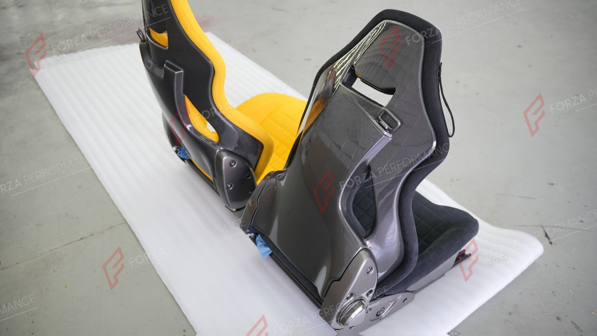 CARBON BUCKET SEATS LWCB for TOYOTA SUPRA GR GR86 GT86 COROLLA TRUENO

A single seat can be sold, purchasing a pair is not required.

All bucket seats photos on our website are real images of the actual product.

We produce custom carbon bucket seats for every Toyota models. We offer fully customizable options.

Custom Options:

Cushion Inserts: Custom Design
Finishing Options: Alcantara, Leather, Cloth
Logo Options: Custom Logo by your request
Seats shell material: Carbon

NOTE: Professional installation i