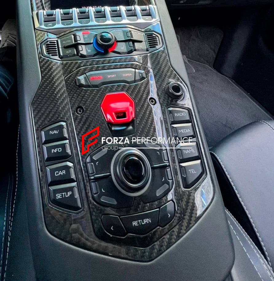 CARBON CENTRAL CONSOLE PANEL for LAMBORGHINI AVENTADOR ALL MODELS 2011 - 2017

Set includes:&nbsp;

Center&nbsp;Console
Outer Surround&nbsp;Panel
Inner Surround&nbsp;Panel
Start &amp; Gear&nbsp;Surround Panel

Material: Carbon&nbsp;

Note: Professional installation is required.

Contact us for pricing.

Why “Contact Us for Pricing”?

We don’t display fixed prices because our goal is to offer you the most competitive deal possible. Product costs often decrease over time, and by requesting a quote, you’ll rec