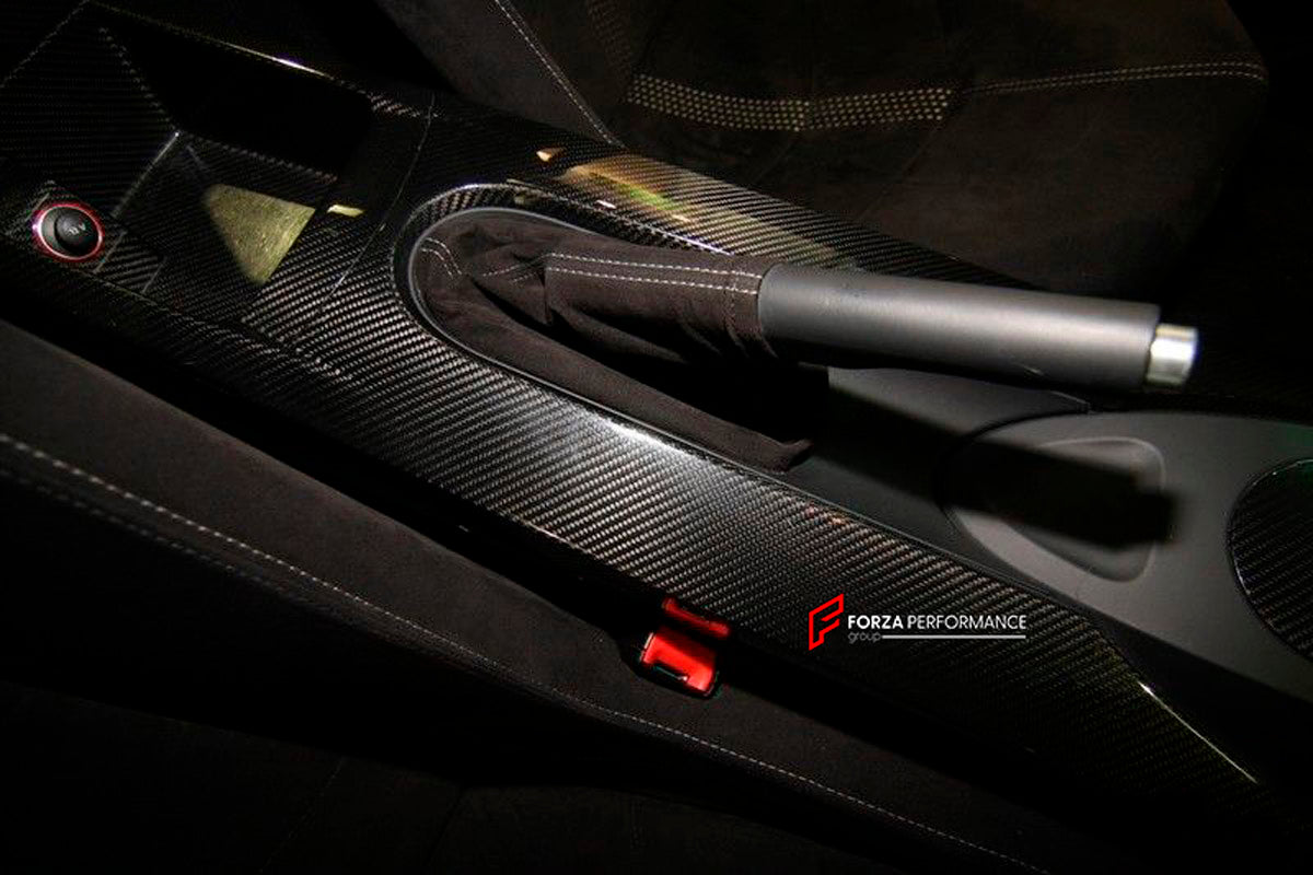 Carbon Central Console Trim for Lamborghini Gallardo LP550 LP560 LP570
Set includes:

Central Console Trim
Material: Carbon

NOTE: Professional installation is required.