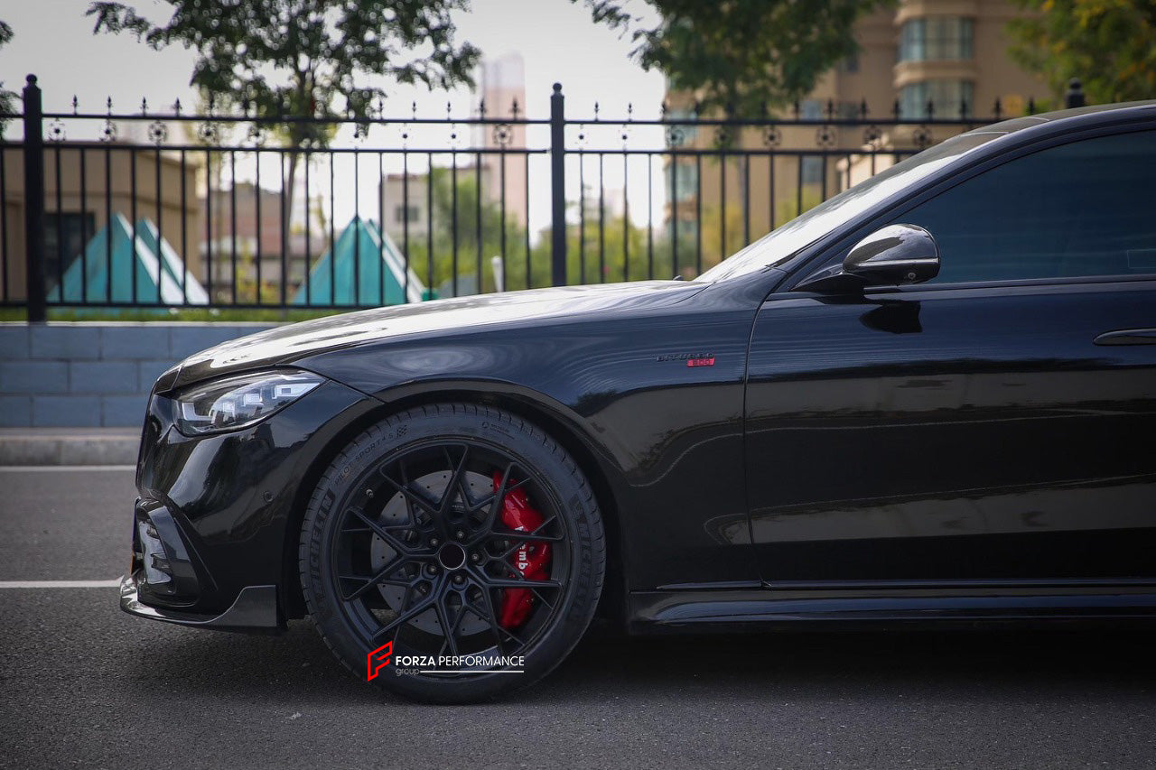 We manufacture premium quality carbon ceramic brakes discs rotors for MERCEDES BENZ S-CLASS S63 AMG W222 2013 - 2021 in any size

Specification:

Authentic Brembo BM8 8 Pot Front Brake Calipers
Authentic Brembo BM4 4 pot Rear Brake Calipers

Authentic Brembo Electric Parking Brakes
Front disc: 410 mm, thickness 36 mm

Rear disc: 380 mm, thickness 28 mm
Material: Carbon Ceramic ( C / SiC) rings, Aluminium hat / bell

Includes: Carbon ceramic brake disсs / rotors, brake pads, brackets for calipers, hoses.

Fi