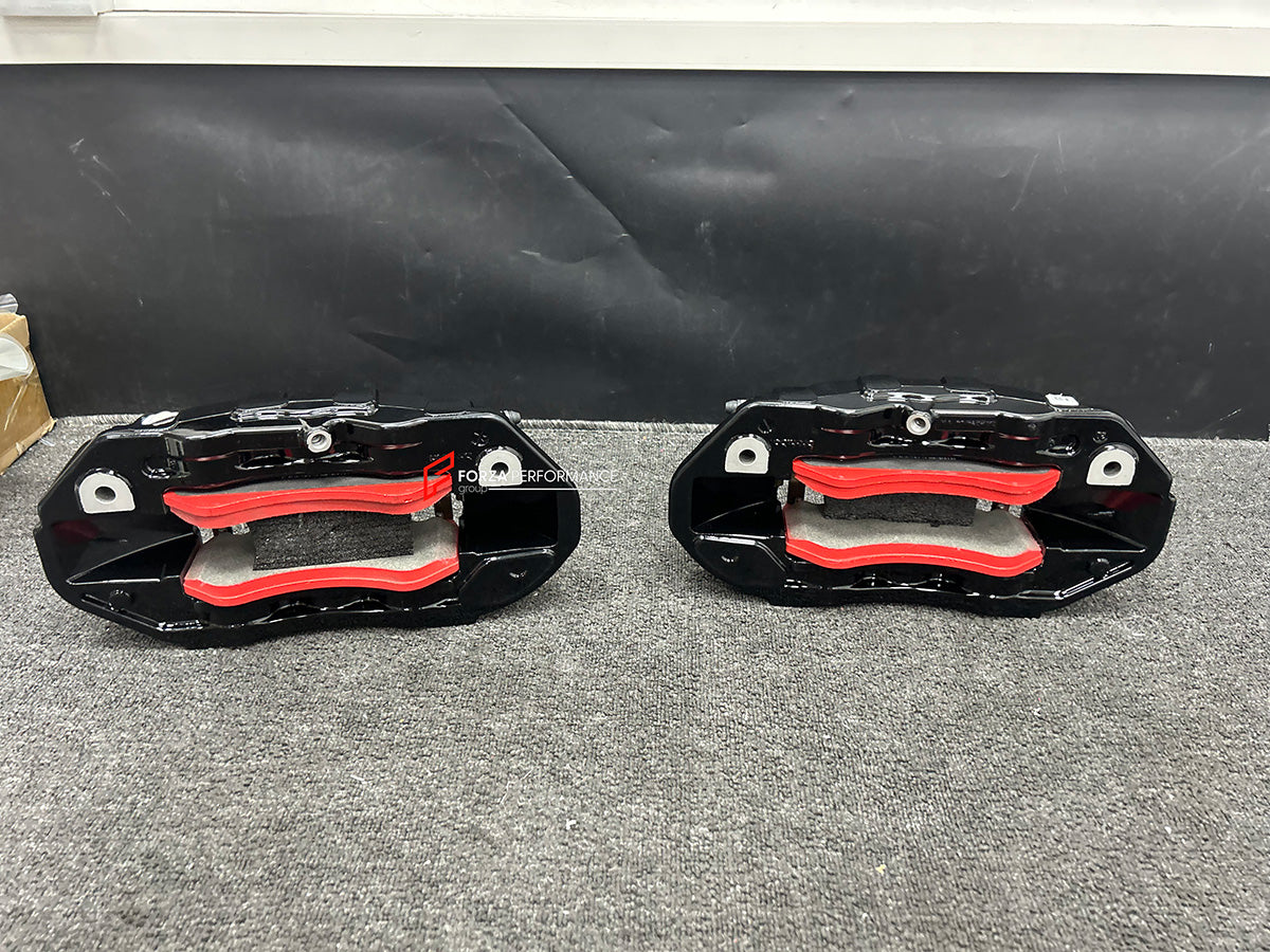 We manufacture premium quality carbon ceramic brakes discs rotors for MERCEDES BENZ S-CLASS S63 AMG W222 2013 - 2021 in any size

Specification:

6 Pot Front Brake Calipers
4 Pot Front Brake Calipers
Front disc: 420 mm, thickness 40 mm

Rear disc: 380 mm, thickness 32 mm
Material: Carbon Ceramic ( C / SiC) rings, Aluminium hat / bell

Includes: Carbon ceramic brake disсs / rotors, brake pads, spacers for calipers, hoses.

Fitment: Direct Bolt-On replace OE IRON