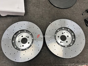 We manufacture premium quality carbon ceramic brakes discs rotors for MERCEDES BENZ S-CLASS S63 AMG W222 2013 - 2021 in any size

Specification:

6 Pot Front Brake Calipers
4 Pot Front Brake Calipers
Front disc: 420 mm, thickness 40 mm

Rear disc: 380 mm, thickness 32 mm
Material: Carbon Ceramic ( C / SiC) rings, Aluminium hat / bell

Includes: Carbon ceramic brake disсs / rotors, brake pads, spacers for calipers, hoses.

Fitment: Direct Bolt-On replace OE IRON