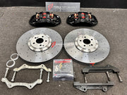 We manufacture premium quality carbon ceramic brakes discs rotors for MERCEDES BENZ S-CLASS S63 AMG W222 2013 - 2021 in any size

Specification:

6 Pot Front Brake Calipers
4 Pot Front Brake Calipers
Front disc: 420 mm, thickness 40 mm

Rear disc: 380 mm, thickness 32 mm
Material: Carbon Ceramic ( C / SiC) rings, Aluminium hat / bell

Includes: Carbon ceramic brake disсs / rotors, brake pads, spacers for calipers, hoses.

Fitment: Direct Bolt-On replace OE IRON