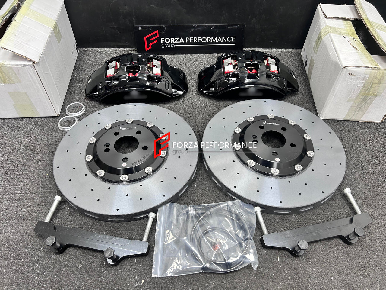 CARBON CERAMIC BBK BIG BRAKE KIT for MERCEDES BENZ S-CLASS S680 V12 MAYBACH W223 2022+
