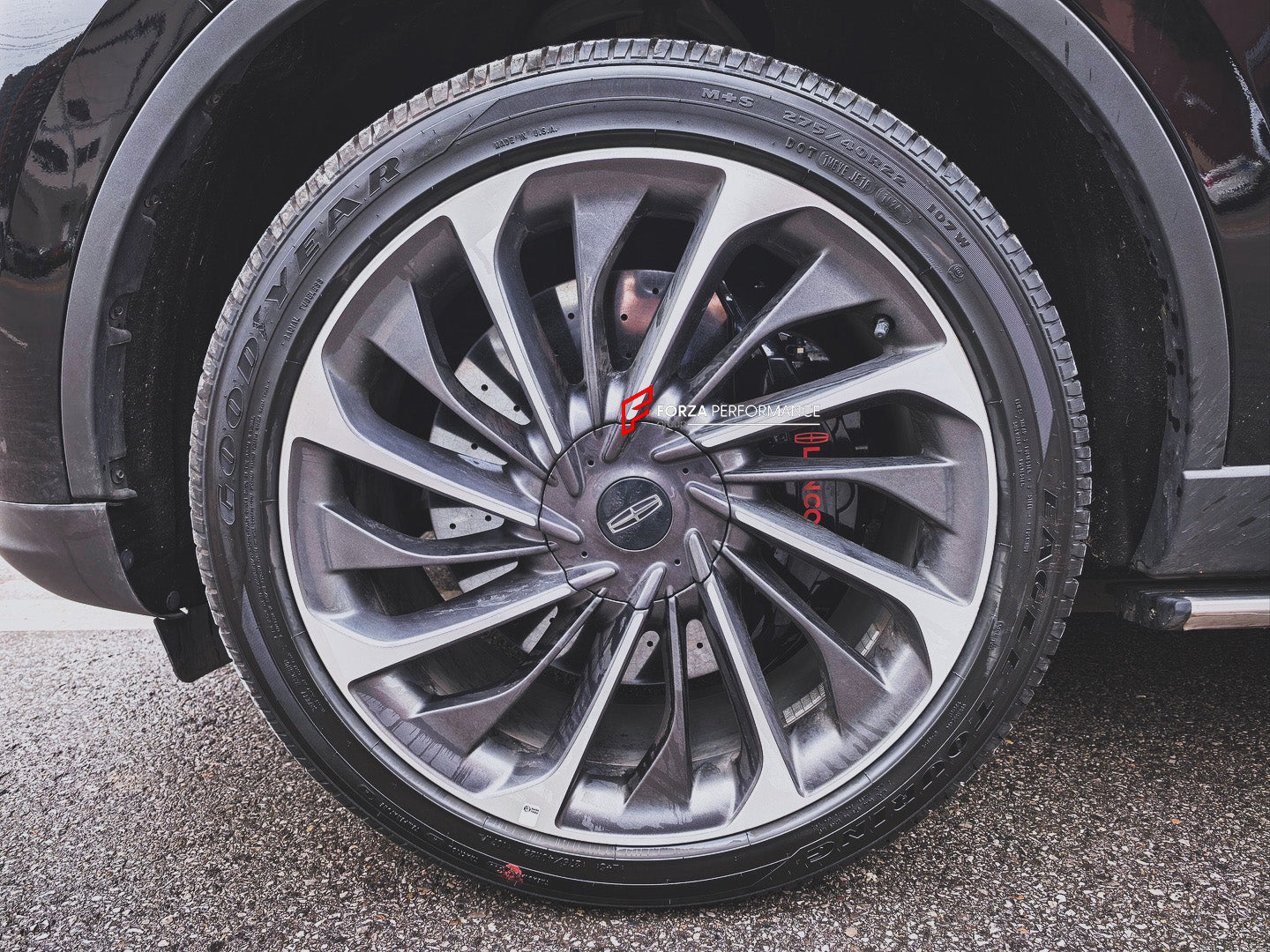 We manufacture premium quality carbon ceramic brakes discs rotors for LINCOLN AVIATOR 2 2019+ in any size

Specification:

Authentic Akebono 10 Pot Front Brake Calipers
4 pot Rear Brake Calipers
Electric Parking Brakes
Front disc: 420 mm, thickness 40 mm

Rear disc: 410 mm, thickness 32 mm
Material: Carbon Ceramic ( C / SiC) rings, Aluminium hat / bell

Includes: Carbon ceramic brake disсs / rotors, brake pads, brackets for calipers, hoses.

Fitment: Direct Bolt-On replace OE IRON

BRAKE DISCS ROTORS CAN BE