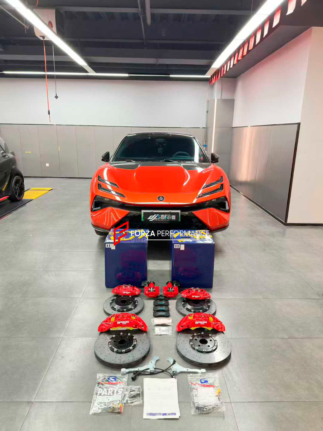 We manufacture premium quality carbon ceramic brakes discs rotors for LOTUS EMEYA 2024+ in any size

Specification:

Authentic APRacing CP7411 10 Pot Front Brake Calipers
Authentic APRacing CP9582 4 Pot Front Brake Calipers
Front disc: 420 mm, thickness 40 mm
Rear disc: 380 mm, thickness 28 mm
Material: Carbon Ceramic ( C / SiC) rings, Aluminium hat / bell

Includes: Carbon ceramic brake disсs / rotors, brake pads, brackets for calipers, hoses.

BRAKE DISCS ROTORS CAN BE MADE FOR YOUR CAR IN ANY SIZE AND UP