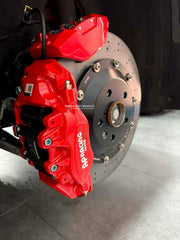 We manufacture premium quality carbon ceramic brakes discs rotors for LOTUS EMEYA 2024+ in any size

Specification:

Authentic APRacing CP7411 10 Pot Front Brake Calipers
Authentic APRacing CP9582 4 Pot Front Brake Calipers
Front disc: 420 mm, thickness 40 mm
Rear disc: 380 mm, thickness 28 mm
Material: Carbon Ceramic ( C / SiC) rings, Aluminium hat / bell

Includes: Carbon ceramic brake disсs / rotors, brake pads, brackets for calipers, hoses.

BRAKE DISCS ROTORS CAN BE MADE FOR YOUR CAR IN ANY SIZE AND UP