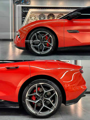 We manufacture premium quality carbon ceramic brakes discs rotors for LOTUS EMEYA 2024+ in any size

Specification:

Authentic APRacing CP7411 10 Pot Front Brake Calipers
Authentic APRacing CP9582 4 Pot Front Brake Calipers
Front disc: 420 mm, thickness 40 mm
Rear disc: 380 mm, thickness 28 mm
Material: Carbon Ceramic ( C / SiC) rings, Aluminium hat / bell

Includes: Carbon ceramic brake disсs / rotors, brake pads, brackets for calipers, hoses.

BRAKE DISCS ROTORS CAN BE MADE FOR YOUR CAR IN ANY SIZE AND UP