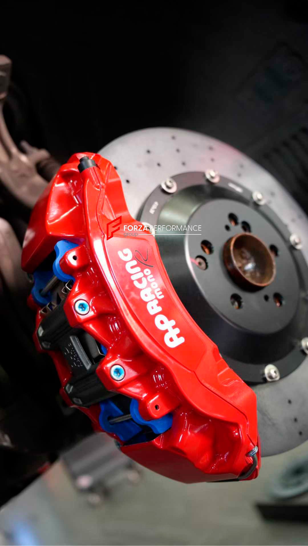 We manufacture premium quality carbon ceramic brakes discs rotors for MERCEDES BENZ AMG GT50 4 DOORS X290 2018+ in any size

Specification:

Authentic AP Racing CP9571 6 Pot Front Brake Calipers
Authentic AP Racing CP9582 4 pot Rear Brake Calipers

Electric Parking Brakes
Front disc: 410 mm, thickness 36 mm

Rear disc: 380 mm, thickness 28 mm
Material: Carbon Ceramic ( C / SiC) rings, Aluminium hat / bell

Includes: Carbon ceramic brake disсs / rotors, brake pads, brackets for calipers, hoses.

Fitment: Dir