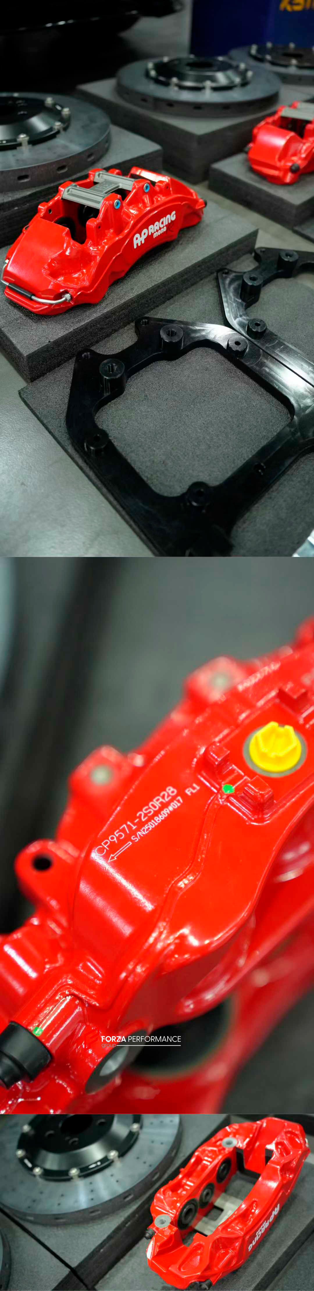 We manufacture premium quality carbon ceramic brakes discs rotors for MERCEDES BENZ AMG GT50 4 DOORS X290 2018+ in any size

Specification:

Authentic AP Racing CP9571 6 Pot Front Brake Calipers
Authentic AP Racing CP9582 4 pot Rear Brake Calipers

Electric Parking Brakes
Front disc: 410 mm, thickness 36 mm

Rear disc: 380 mm, thickness 28 mm
Material: Carbon Ceramic ( C / SiC) rings, Aluminium hat / bell

Includes: Carbon ceramic brake disсs / rotors, brake pads, brackets for calipers, hoses.

Fitment: Dir