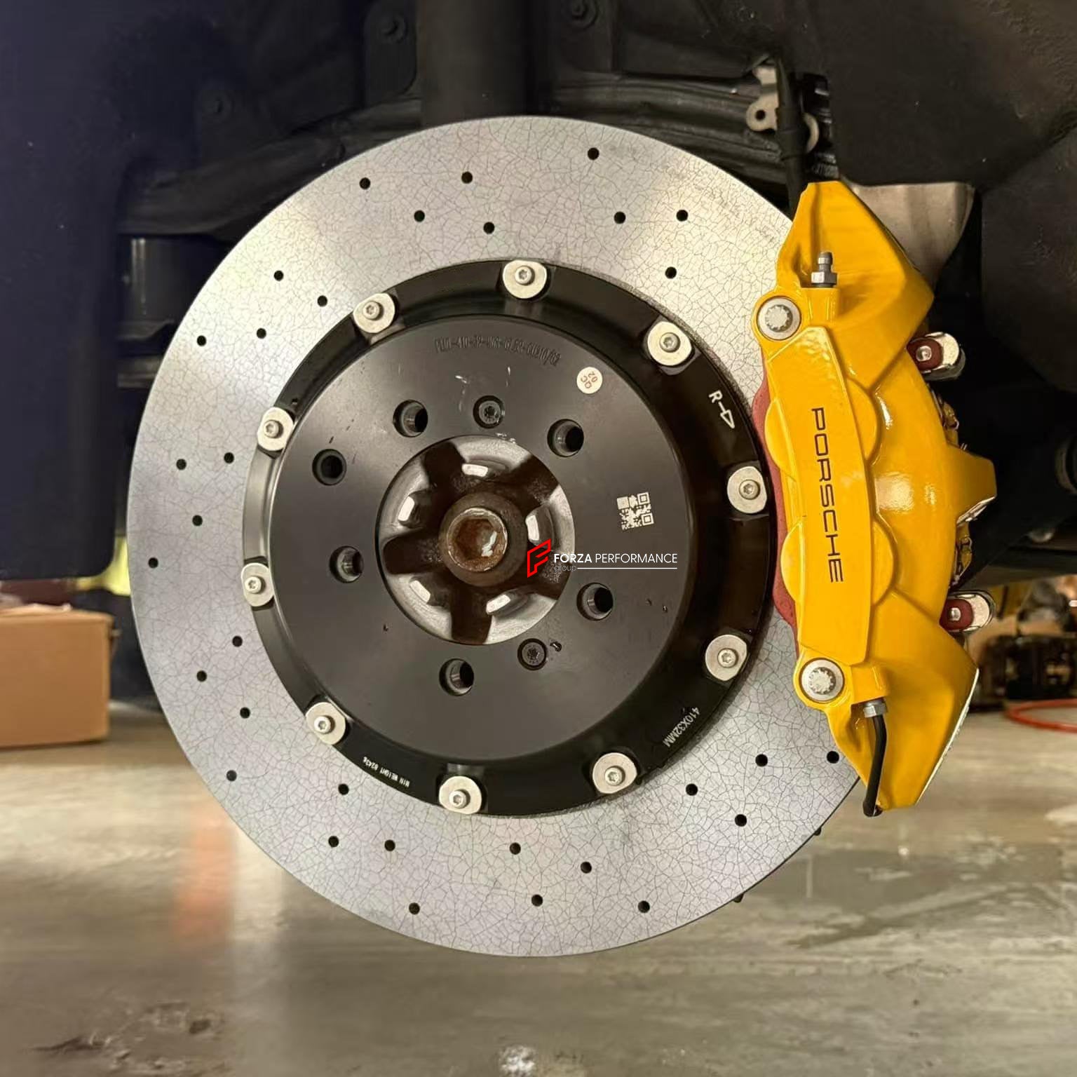We manufacture premium quality carbon ceramic brakes discs rotors for PORSCHE CAYENNE 9Y 2018 - 2023 in any size

Specification:

Authentic Akebono 10 Pot Front Brake Calipers
Genuine Porsche 4 pot Rear Brake Calipers
Front disc: 420 mm, thickness 40 mm

Rear disc: 410 mm, thickness 32 mm
Material: Carbon Ceramic ( C / SiC) rings, Aluminium hat / bell

Includes: Carbon ceramic brake disсs / rotors, brake pads, brackets for calipers, hoses.

Fitment: Direct Bolt-On replace OE IRON

BRAKE DISCS ROTORS CAN BE 