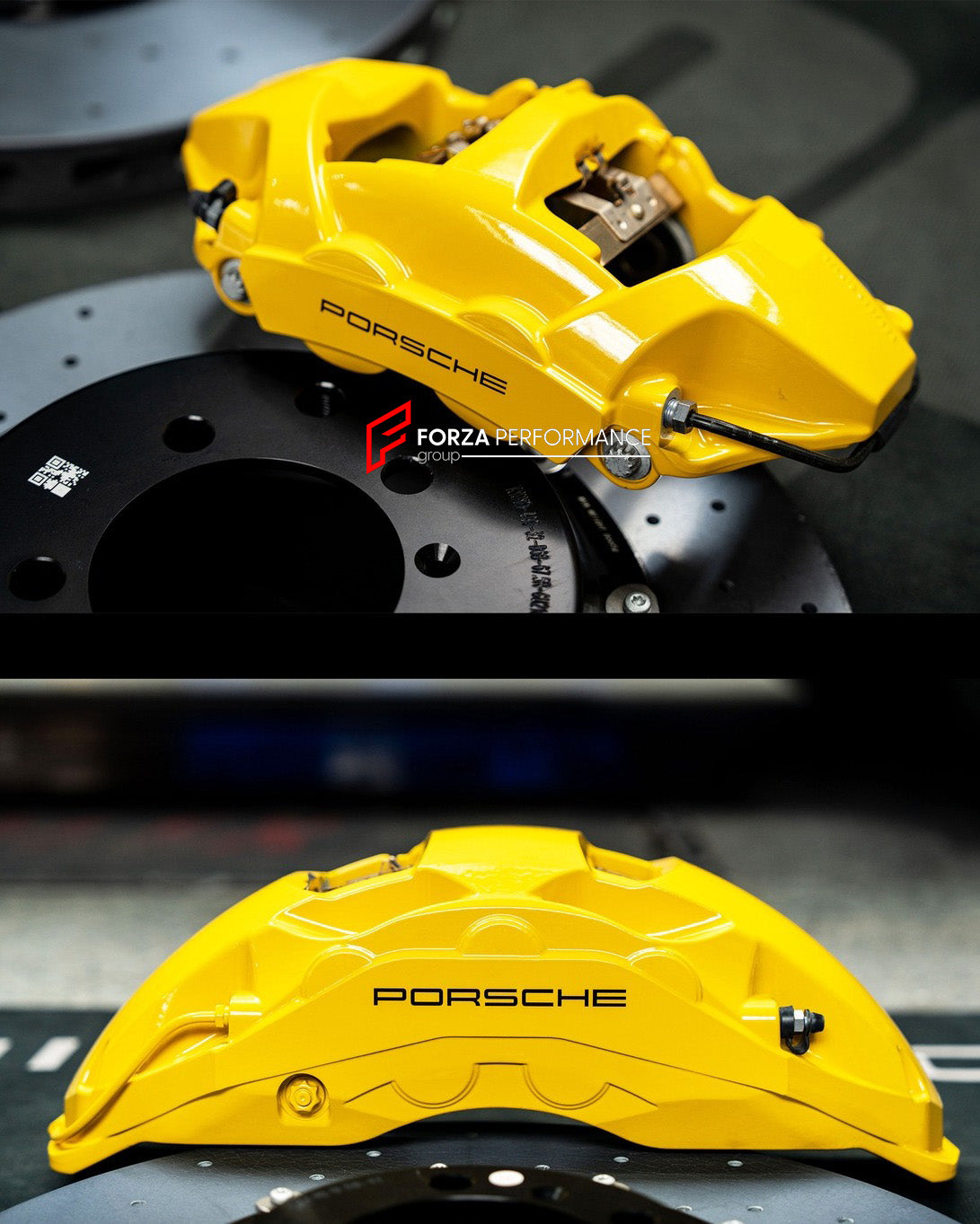 We manufacture premium quality carbon ceramic brakes discs rotors for PORSCHE CAYENNE 9Y 2018 - 2023 in any size

Specification:

Authentic Akebono 10 Pot Front Brake Calipers
Genuine Porsche 4 pot Rear Brake Calipers

Authentic Brembo Electric Parking Brakes
Front disc: 440 mm, thickness 40 mm

Rear disc: 410 mm, thickness 36 mm
Material: Carbon Ceramic ( C / SiC) rings, Aluminium hat / bell

Includes: Carbon ceramic brake disсs / rotors, brake pads, brackets for calipers, hoses.

Fitment: Direct Bolt-On r