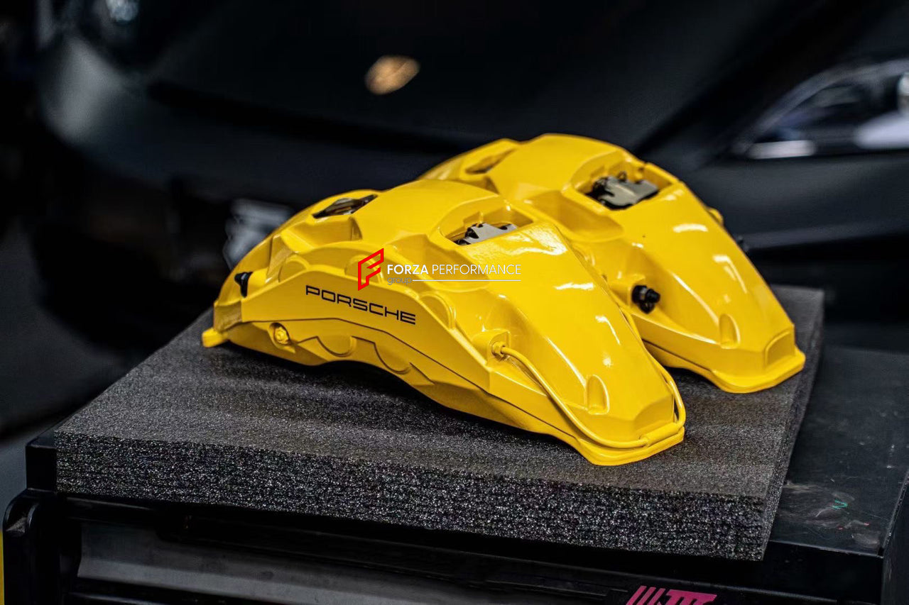 CARBON CERAMIC BBK BIG BRAKE KIT for PORSCHE TAYCAN 4 CROSS TURISMO J1.2 2024+

Forza Performance Group offers various types of big brake kits, all types of aftermarket brake calipers, as well as genuine original brands of all types, such as AP Racing, Brembo, Akebono, AMG, M Performance, Audi, Porsche, Lamborghini, Toyota TRD, etc.

Material: Carbon Ceramic

Current set includes:

2x Authentic Akebono 10 pot Front Brake Calipers

2x Front Brake Discs 420 mm

2x Rear Brake Discs 380 mm
4x Brake Caliper Adap