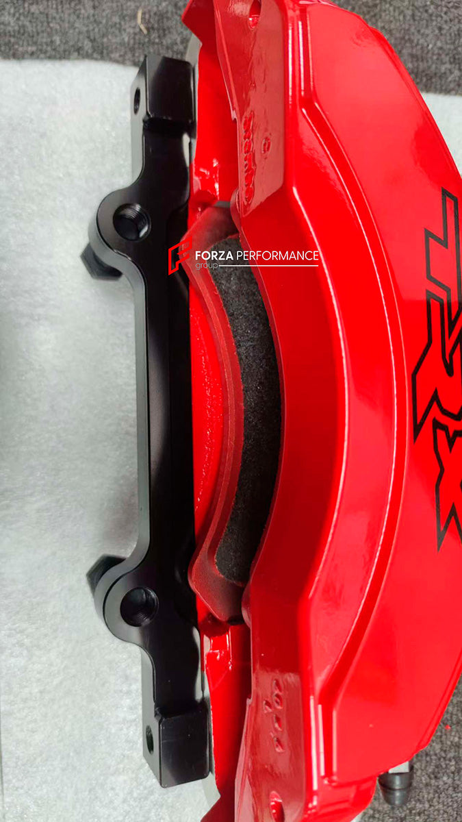 We manufacture premium quality carbon ceramic brakes discs rotors for RAM 1500 TRX 2021+ in any size

Specification:

Authentic Brembo X Style 6 Pot Front Brake Calipers
4 pot Rear Brake Calipers with Electric Parking Brake
Front disc: 405 mm, thickness 34 mm

Rear disc: 380 mm, thickness 28 mm
Material: Carbon Ceramic ( C / SiC) rings, Aluminium hat / bell

Includes: Carbon ceramic brake disсs / rotors, brake pads, brackets for calipers, hoses.

Fitment: Direct Bolt-On replace OE IRON

BRAKE DISCS ROTORS C