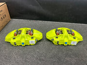 We manufacture premium quality carbon ceramic brakes discs rotors for ROLLS ROYCE CULLINAN SERIES 2 2024+ in any size

Specification:

Authentic Akebono 10 Pot Front Brake Calipers
Authentic Brembo 4 Pot Rear Brake Calipers
Electric Parking Brakes
Front disc: 440 mm, thickness 40 mm

Rear disc: 410 mm, thickness 32 mm
Material: Carbon Ceramic ( C / SiC) rings, Aluminium hat / bell

Includes: Carbon ceramic brake disсs / rotors, brake pads, brackets for calipers, hoses.

Fitment: Direct Bolt-On replace OE IR