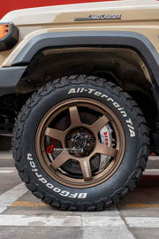 We manufacture premium quality carbon ceramic brakes discs rotors for TOYOTA LAND CRUISER 70 SERIES LC71 2023+ in any size

Specification:

Authentic Brembo 6 Pot Front Brake Calipers
Authentic Brembo 4&nbsp;pot Rear Brake Calipers

Electric Parking Brakes
Front disc

Rear disc
Material: Carbon Ceramic ( C / SiC) rings, Aluminium hat / bell

Includes: Carbon ceramic brake disсs / rotors, brake pads, brackets for calipers, hoses.

Fitment: Direct Bolt-On replace OE IRON

BRAKE DISCS ROTORS CAN BE MADE FOR YO