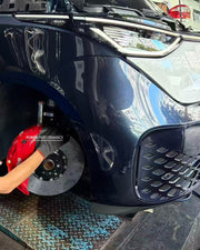 We manufacture premium quality carbon ceramic brakes discs rotors for VOLKSWAGEN ID. Buzz 2022+ in any size

Specification:

Authentic Akebono 10 Pot Front Brake Calipers
Front disc: 420 mm, thickness 40 mm

Material: Carbon Ceramic ( C / SiC) rings, Aluminium hat / bell

Includes: Carbon ceramic brake disсs / rotors, brake pads, brackets for calipers, hoses.

Fitment: Direct Bolt-On replace OE IRON

BRAKE DISCS ROTORS CAN BE MADE FOR YOUR CAR IN ANY SIZE AND UPGRADED FROM IRON / STEEL DISCS TO CARBON CERAM