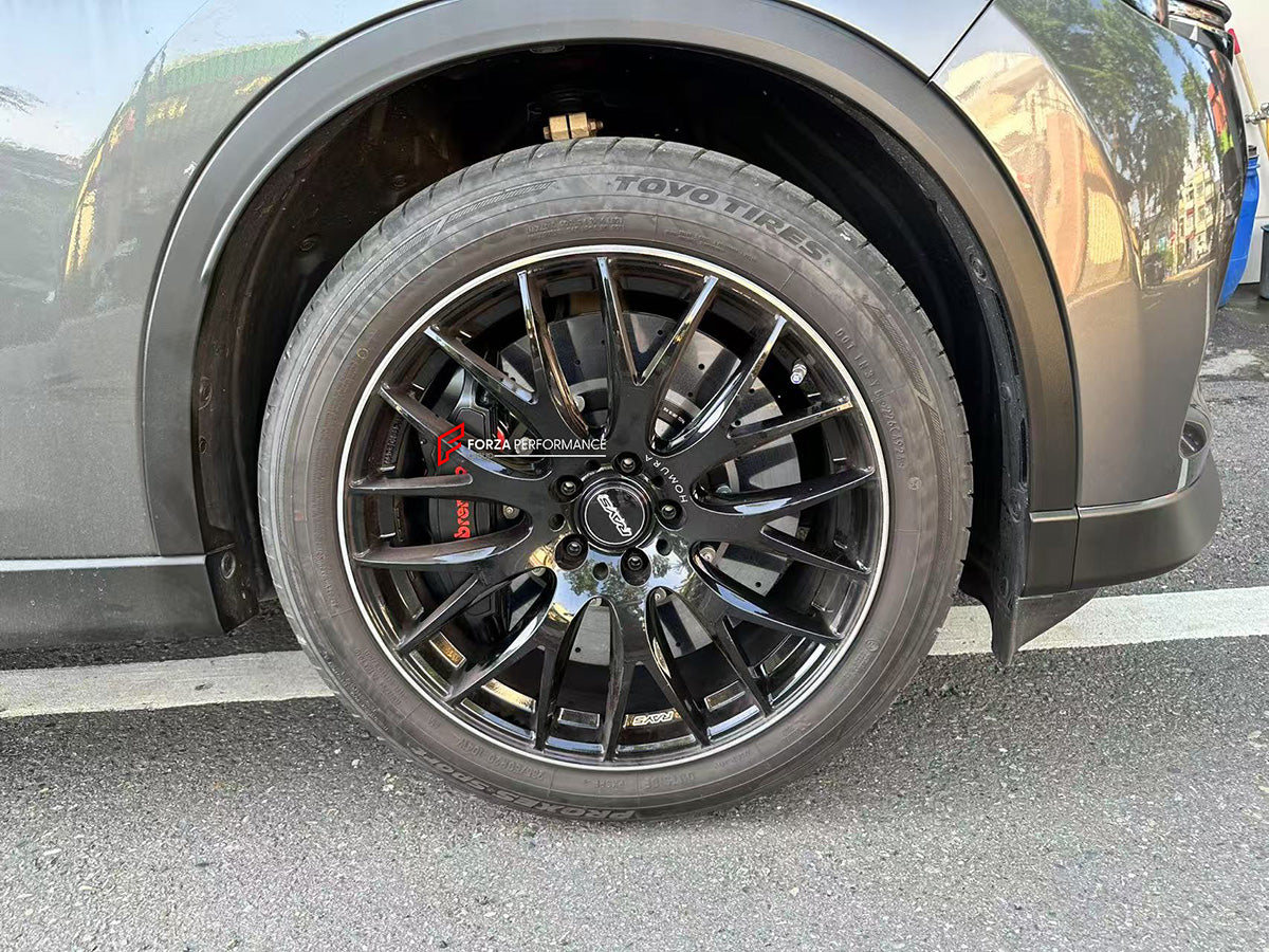CARBON CERAMIC BIG BRAKE KIT BBK for MAZDA CX-60 KH 2022+

Forza Performance Group offers various types of big brake kits, all types of aftermarket brake calipers, as well as genuine original brands of all types, such as AP Racing, Brembo, Akebono, AMG, M Performance, Audi, Porsche, Lamborghini, Toyota TRD, etc.

Material: Carbon Ceramic

Current set includes:

2x Authentic Brembo GT350 6 Pot Front Brake Calipers

2x Front Brake Discs 410 mm

2x Brake Caliper Adapters
2x Brake Pads

PLEASE INCLUDE YOUR VIN,