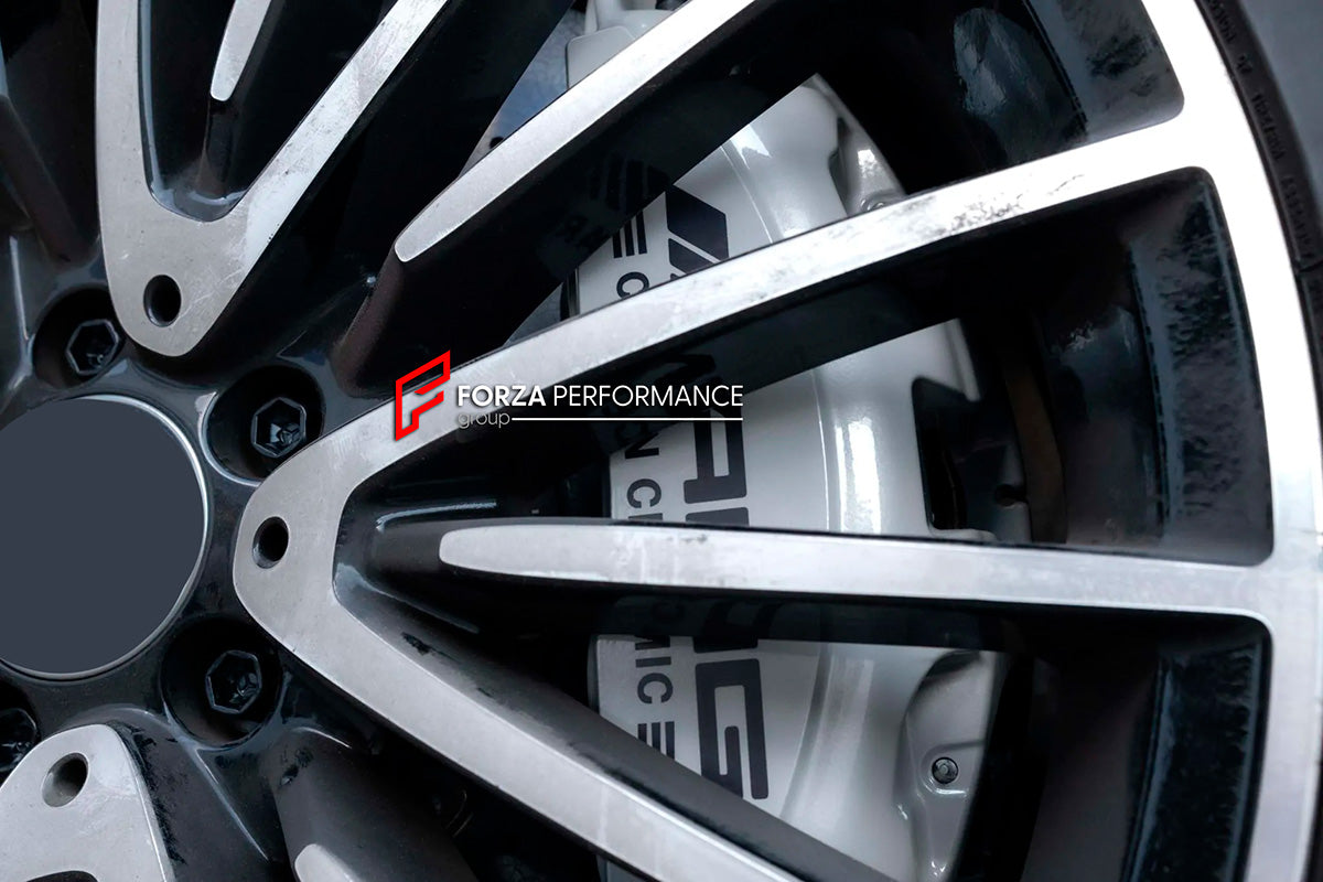 CARBON CERAMIC BIG BRAKE KIT BBK for MERCEDES BENZ S-CLASS S580 S500 S450 W223 2020+

Forza Performance Group offers various types of big brake kits, all types of aftermarket brake calipers, as well as genuine original brands of all types, such as AP Racing, Brembo, Akebono, AMG, M Performance, Audi, Porsche, Lamborghini, Toyota TRD, etc.

Material: Carbon Ceramic

Current set includes:

2x Genuine Mercedes Benz AMG 6 Pot Front Brake Calipers

2x Genuine Mercedes Benz AMG 1 pot Rear Brake Calipers
2x Front 